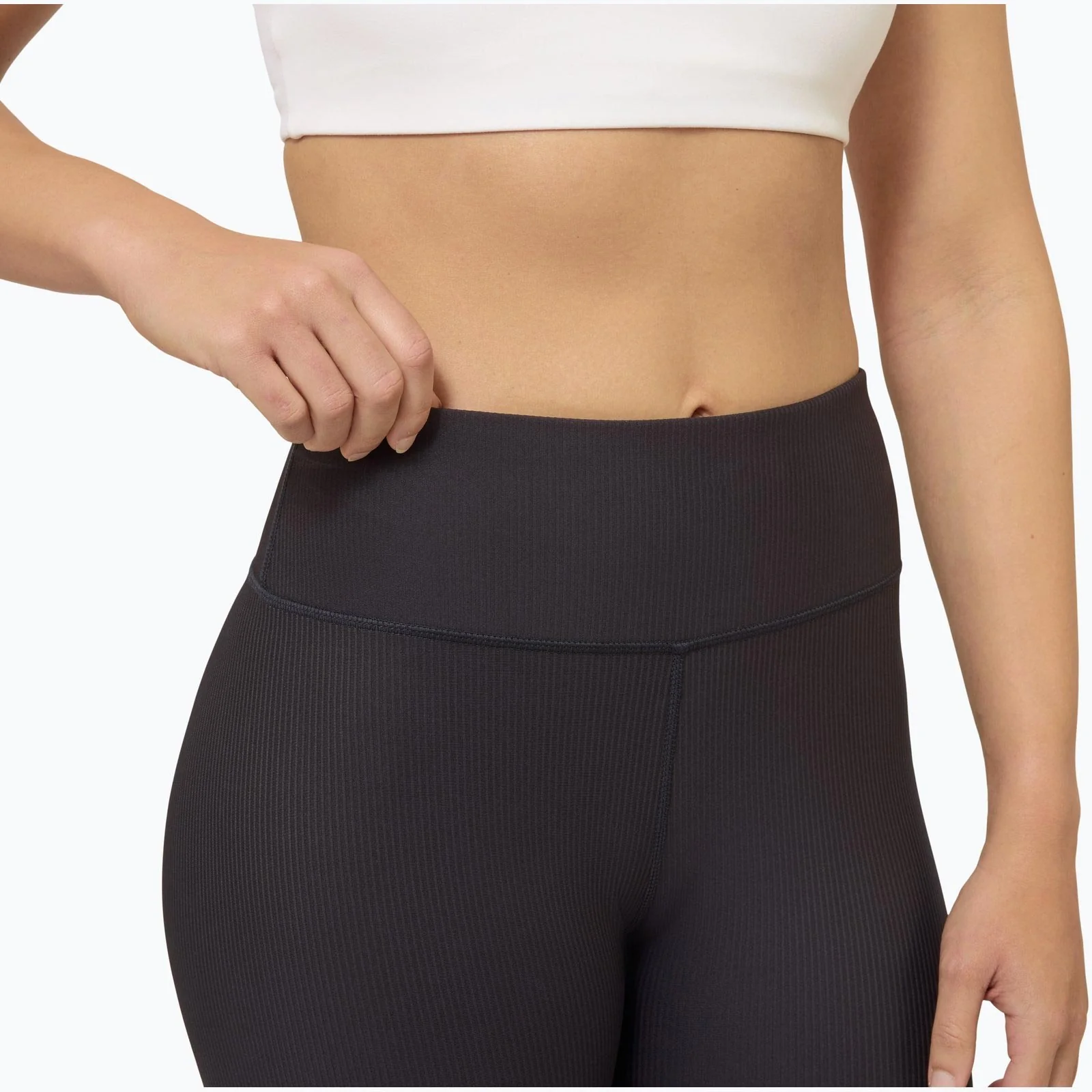 Energetics Ayla Womens Ribbed Flared Tights - Image 3