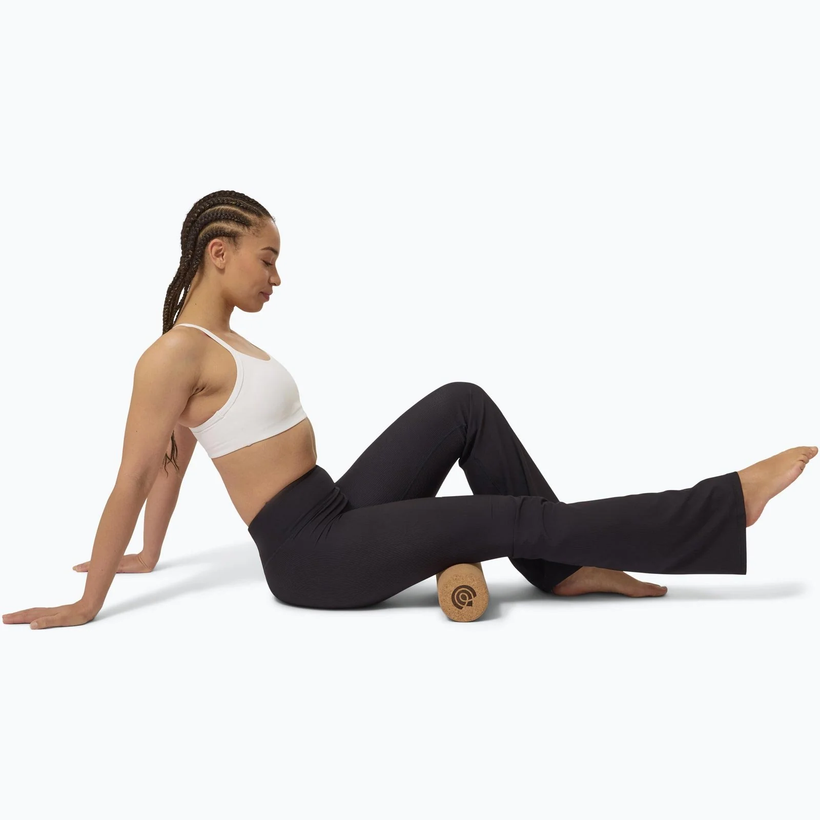 Energetics Ayla Womens Ribbed Flared Tights - Image 4