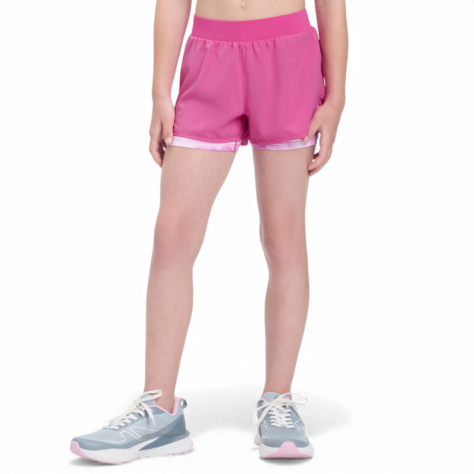 Energetics Bamas VI 2 in 1 Girls Lightweight Shorts