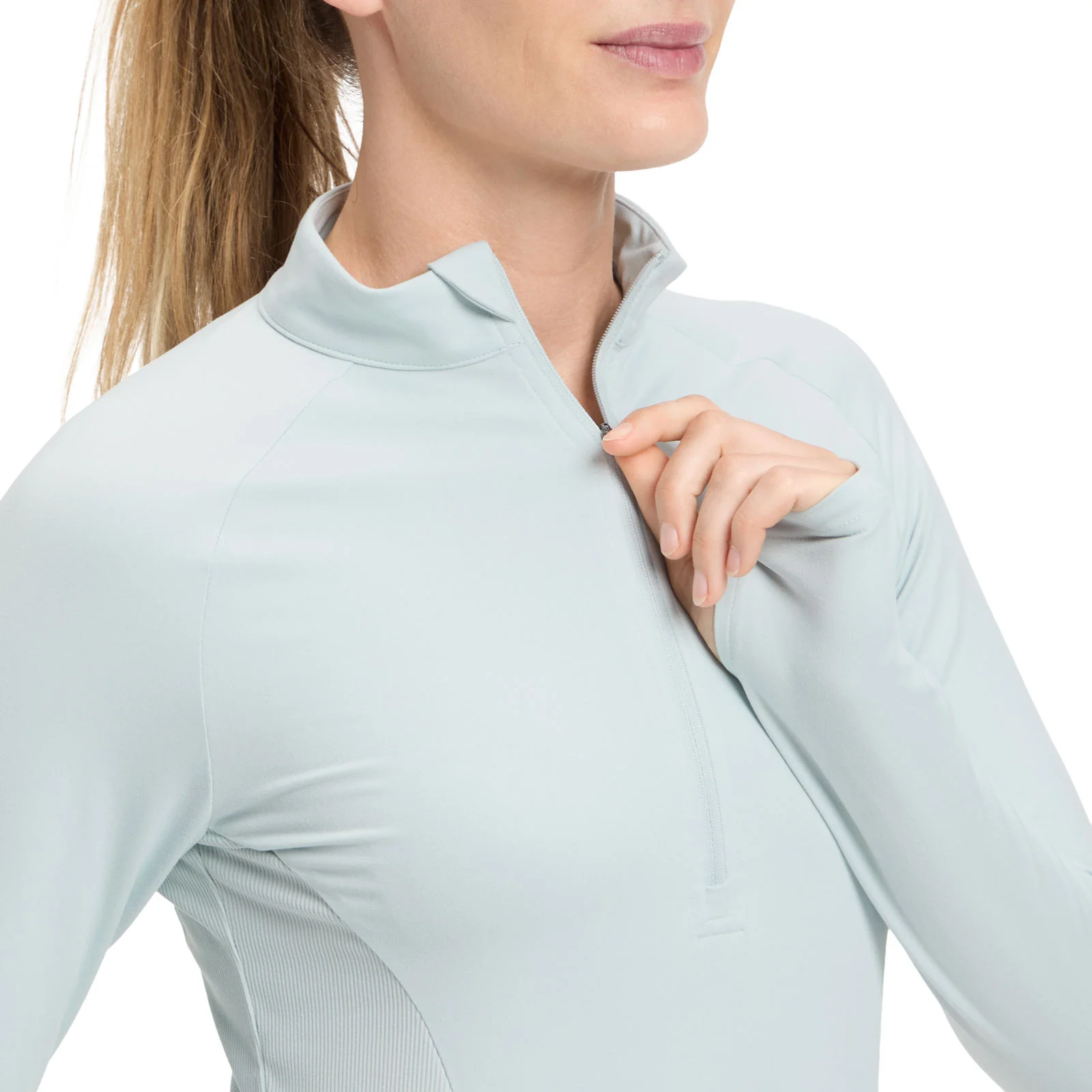 Energetics Cusca IV Womens Long-Sleeve Half-Zip Top - Image 3