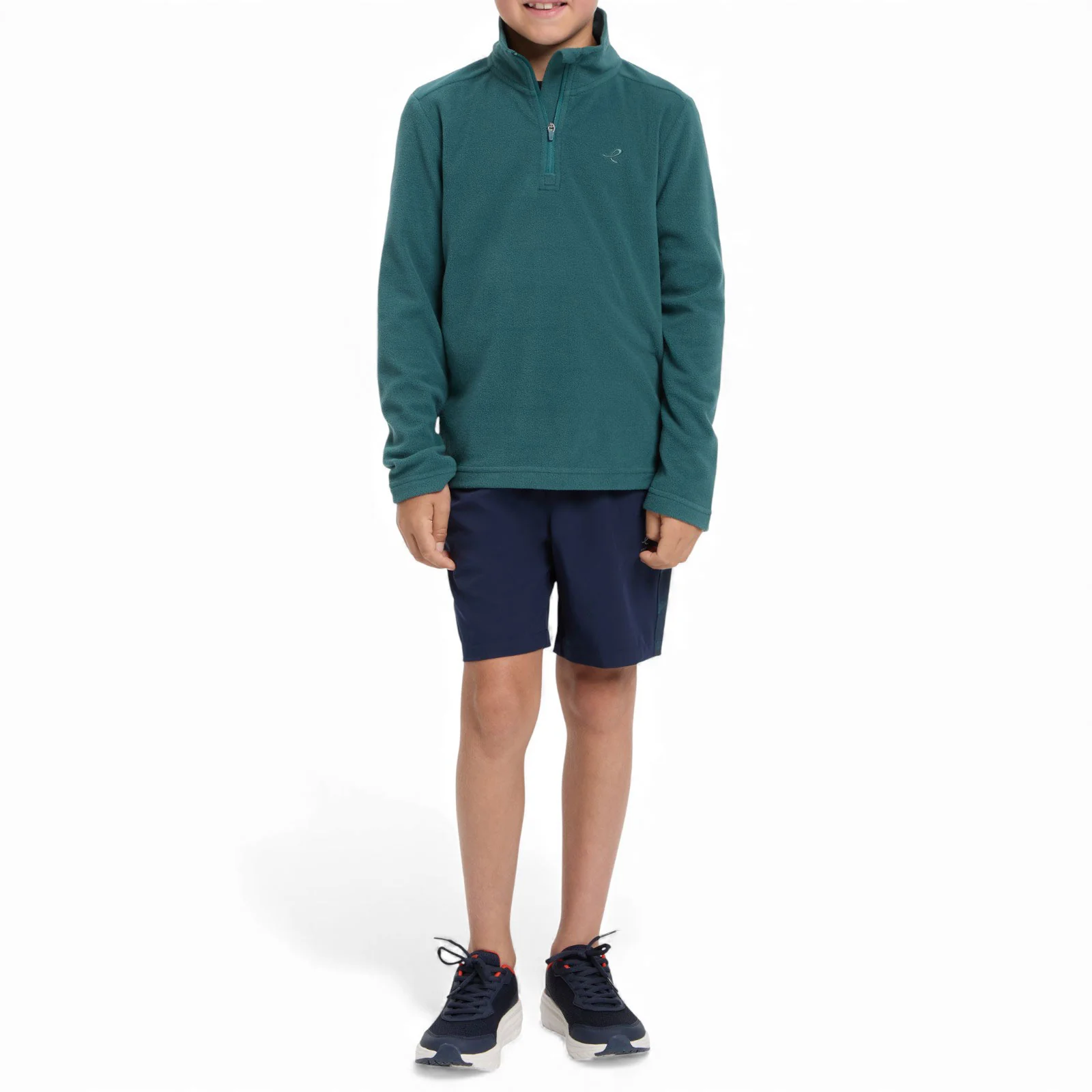 Energetics Amos Mid Layer Kids Half-Zip Fleece