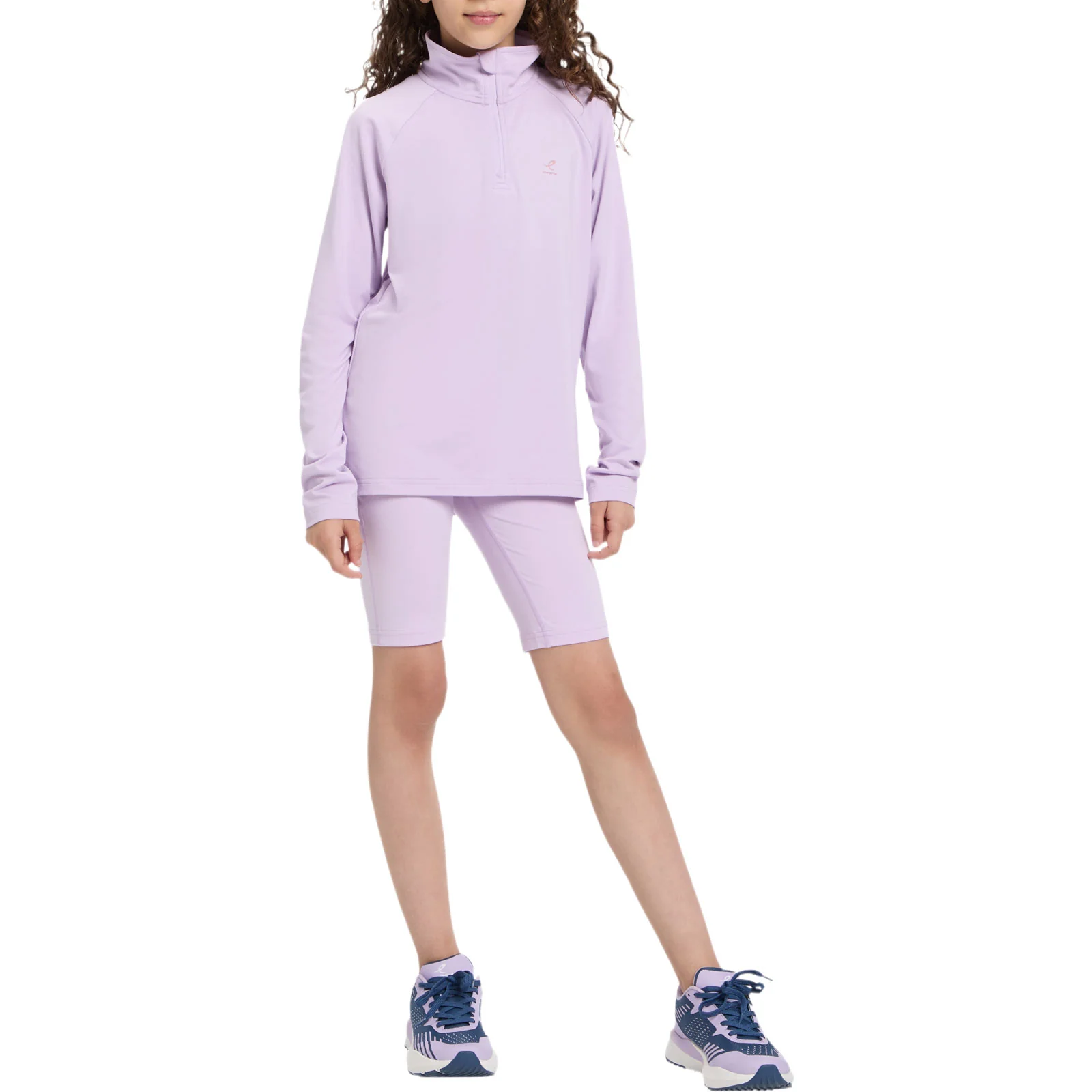 Energetics Cusco Stretch Kids Long-Sleeve Half-Zip Top - Image 3