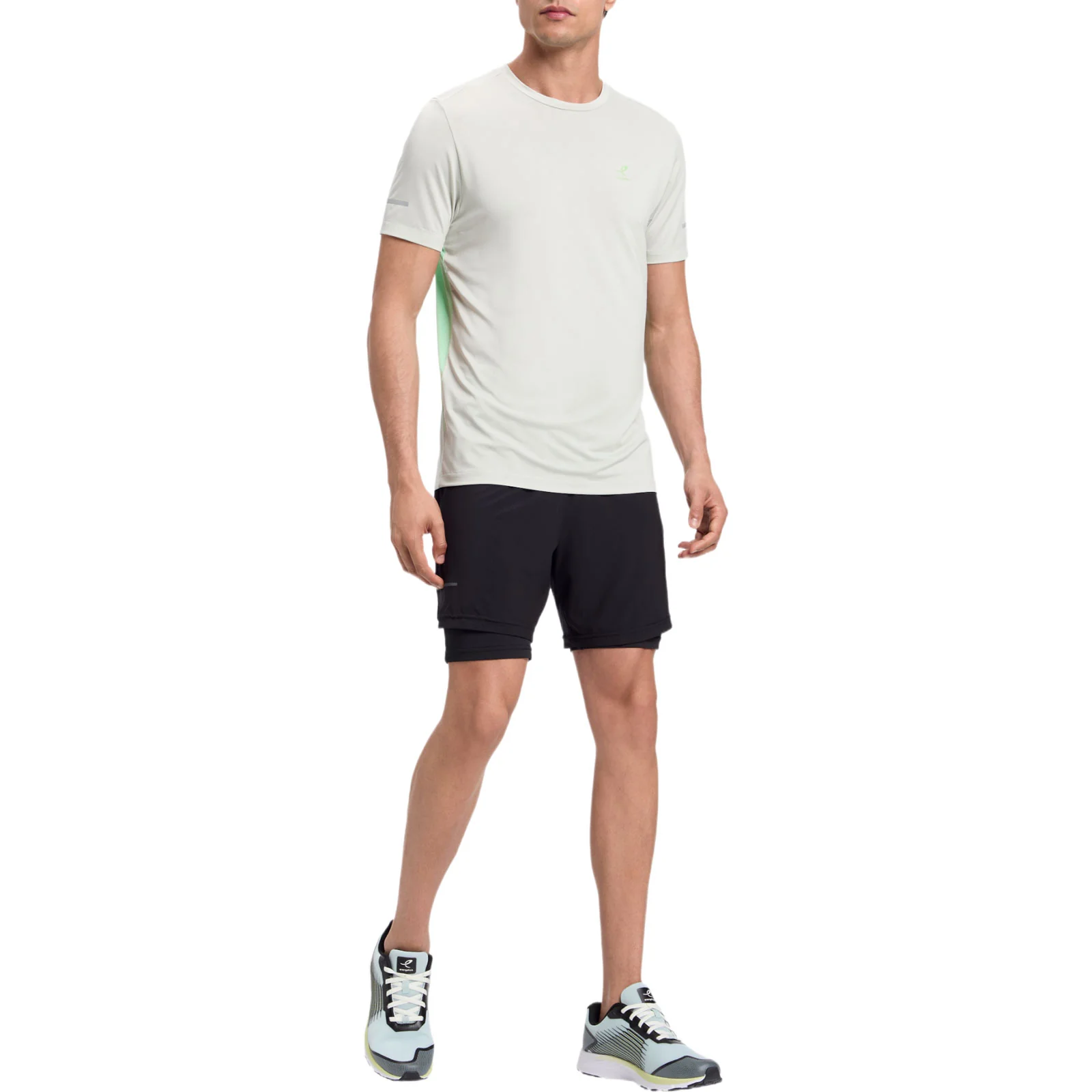 Energetics Allen VI 2 in 1 Stretch Mens Running Shorts - Image 4