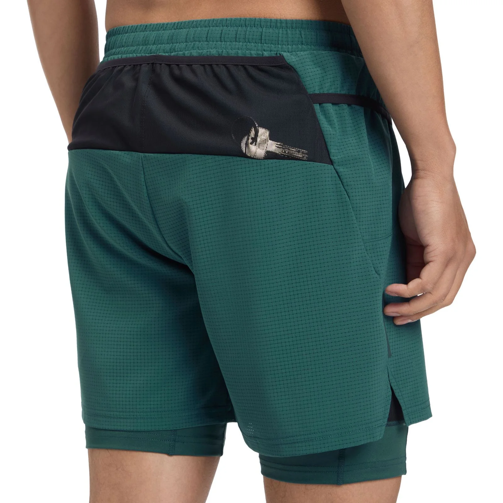 Energetics Stevo 2 in 1 Mens Lightweight Running Shorts - Image 4