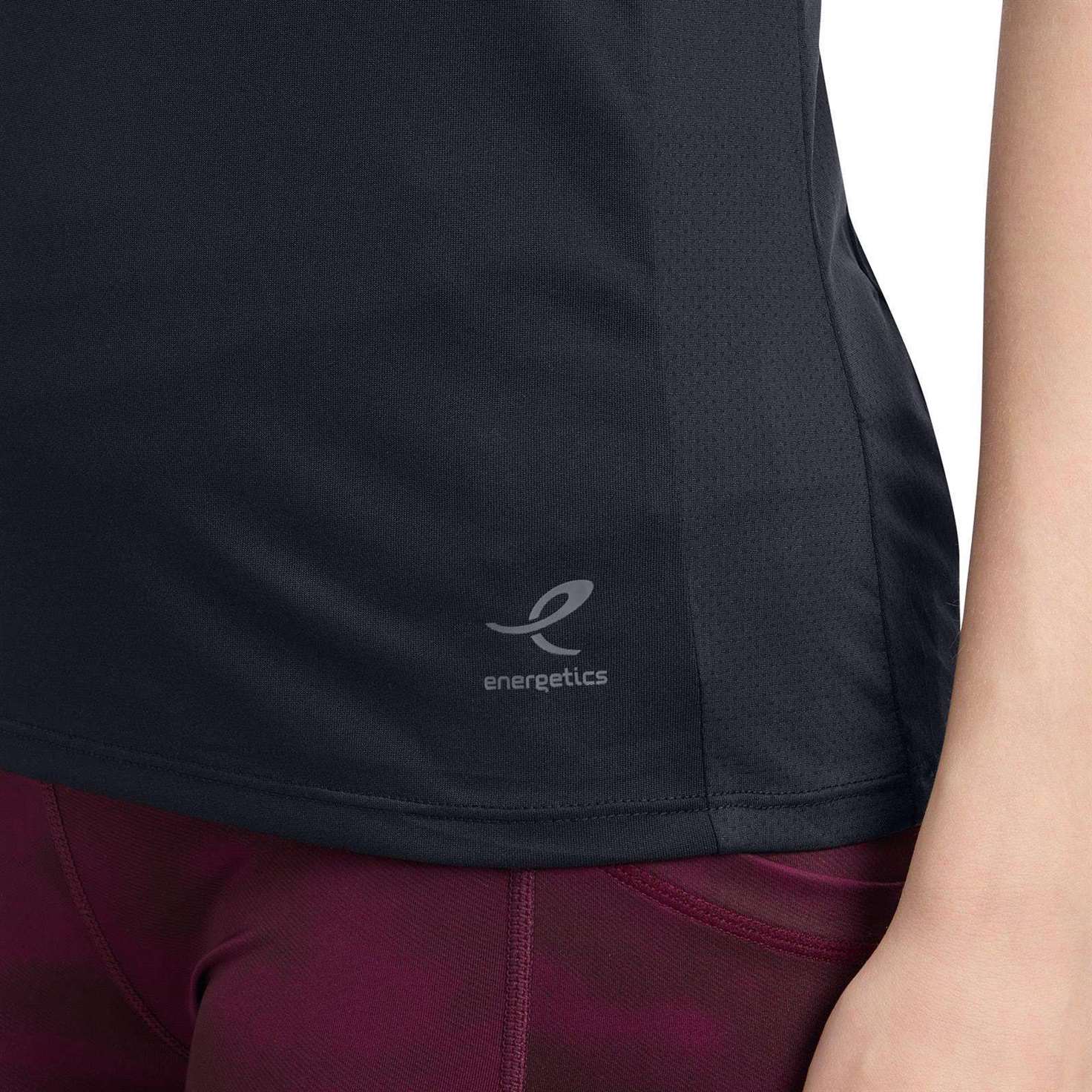 Energetics Maiva IV Short Sleeve Womens T-Shirt Black - Image 4