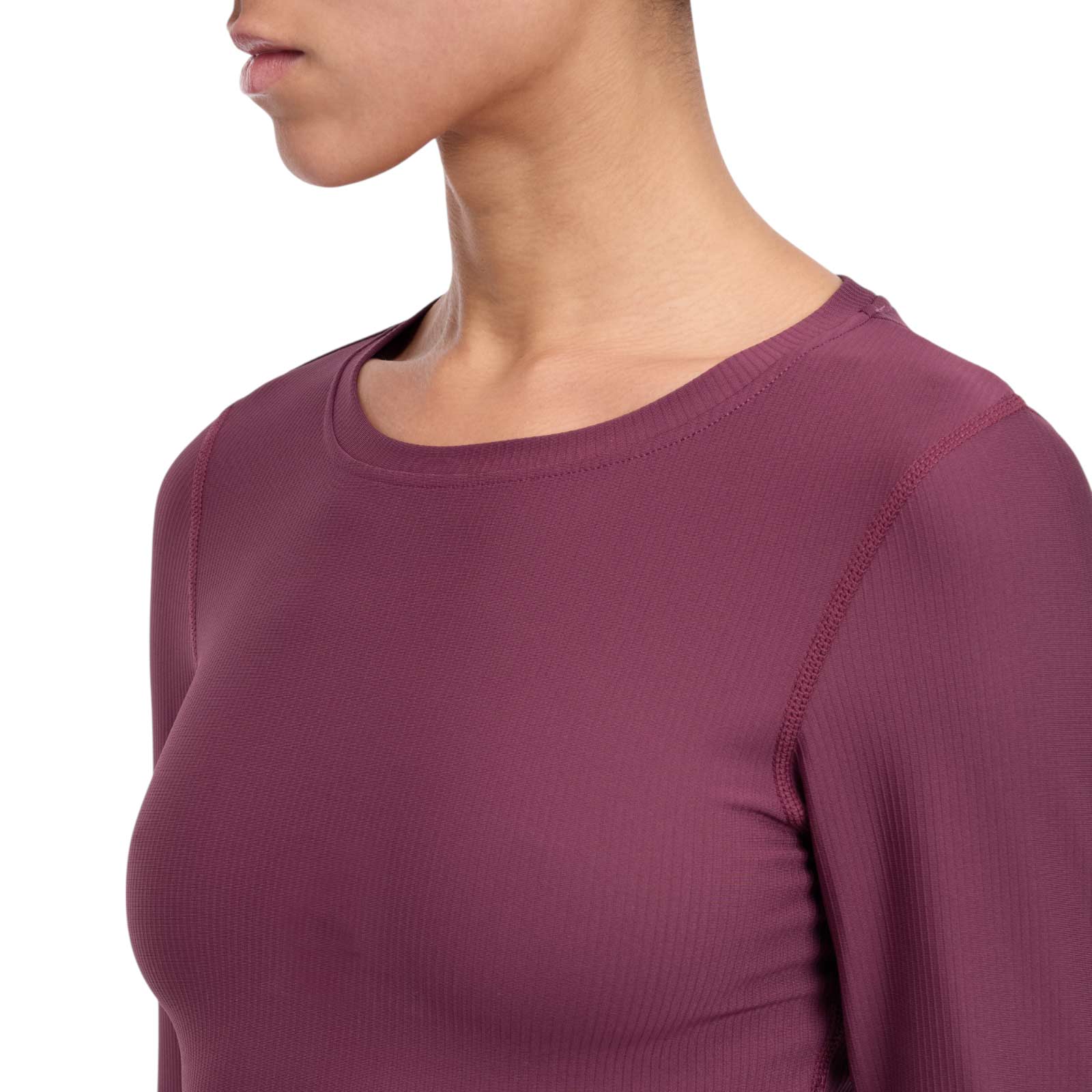 Energetics Olene Long Sleeve Womens T-Shirt RED Long Sleeve T-Shirt - Image 3