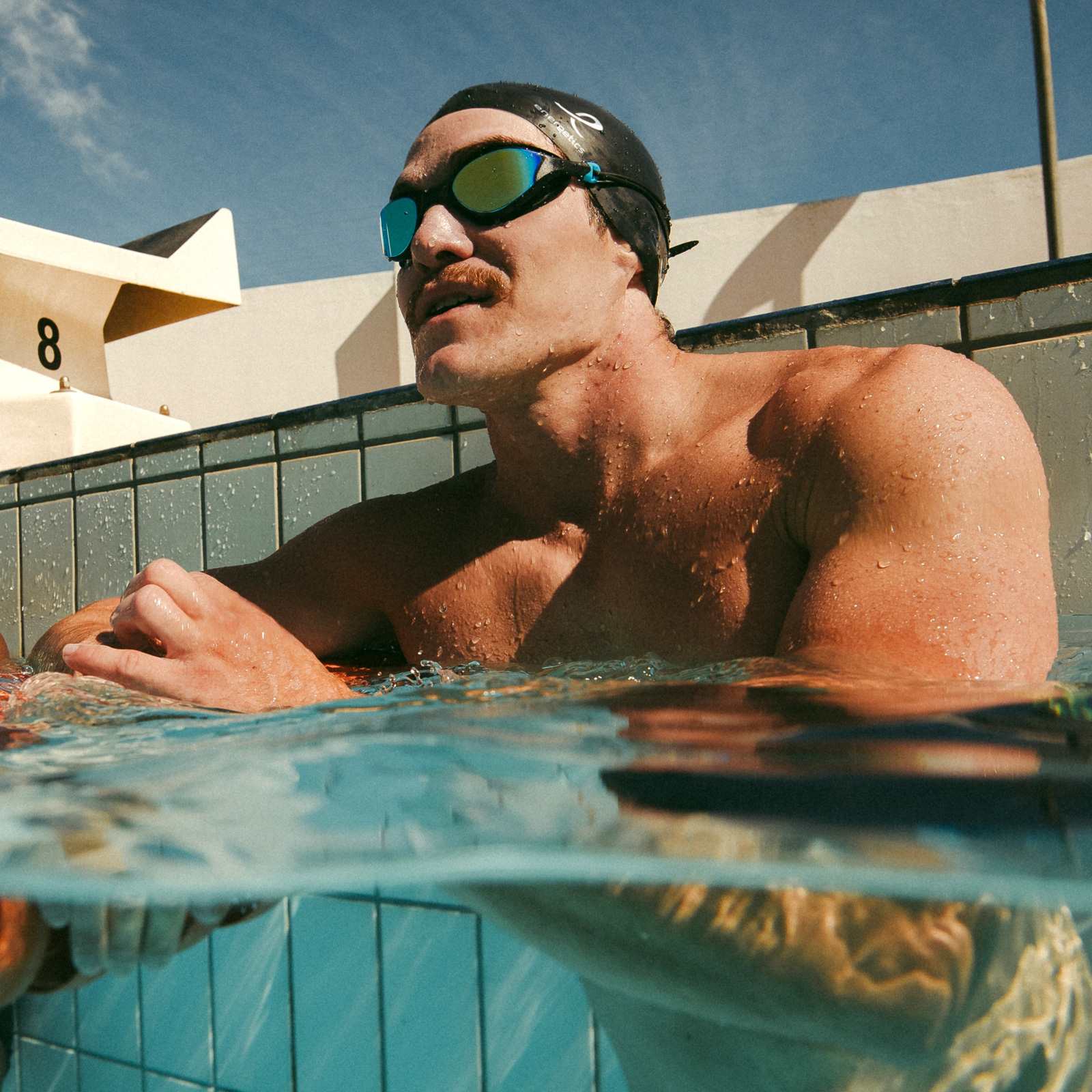 Energetics Fusion Pro Mirror Adults Swimming Goggles - Image 3