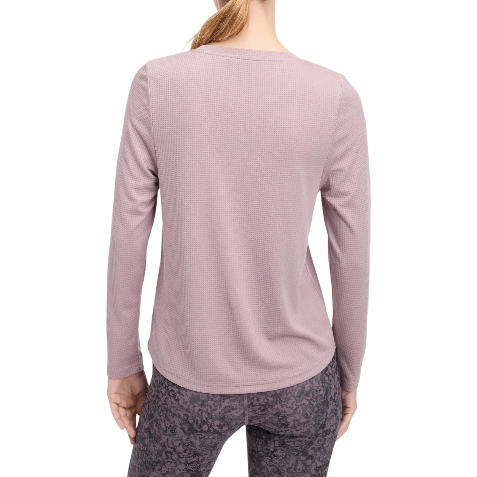 Energetics Valeria Long Sleeve Womens T-Shirt PURPLE - Image 2