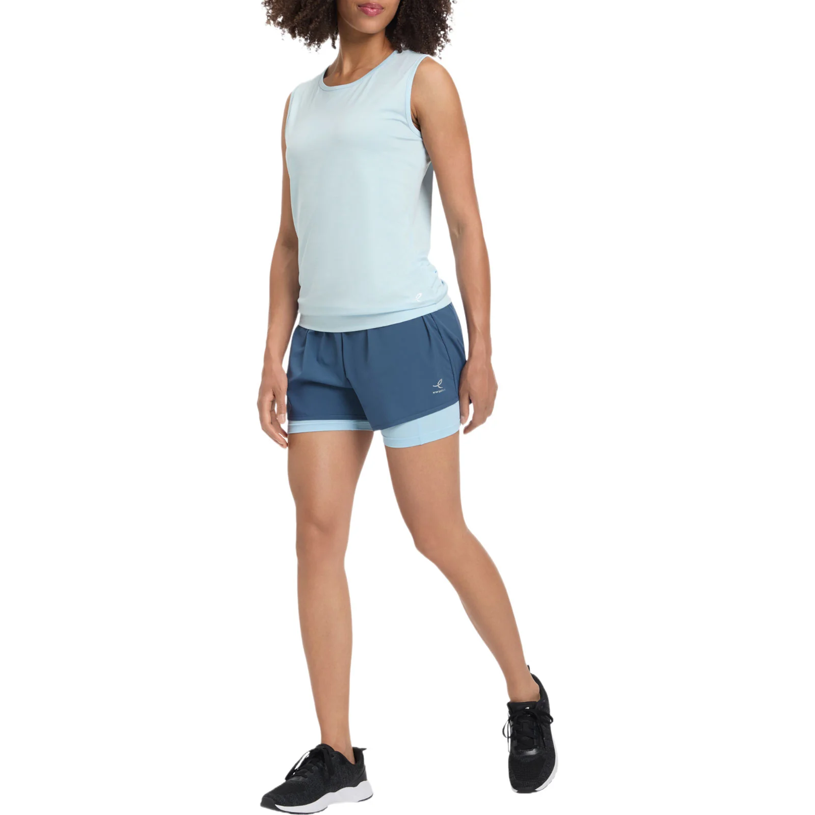 Energetics Bamas IX 2 in 1 Womens Running Shorts - Image 5
