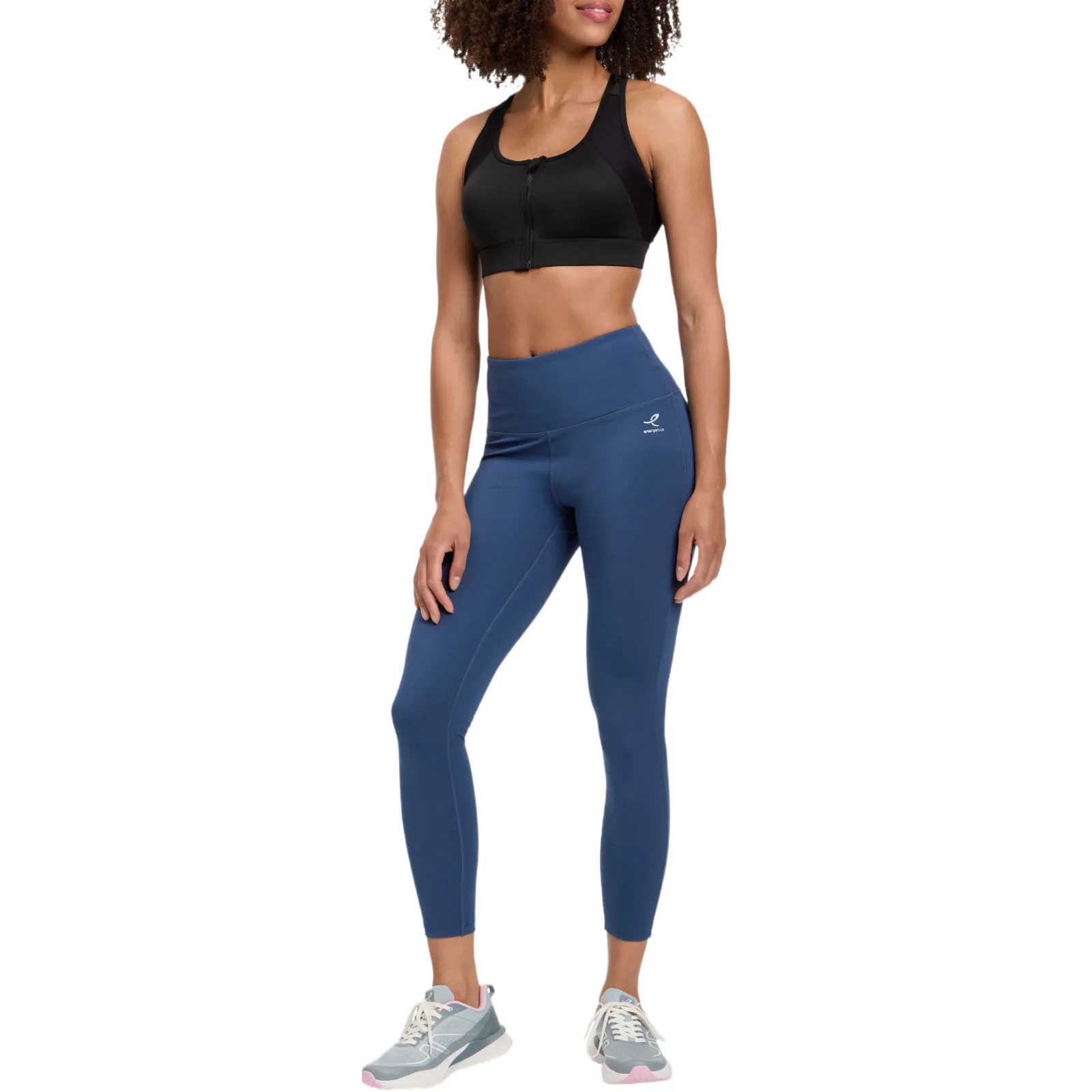 Energetics Kamila Zip Womens Racer-Back Sports Bra - Image 5