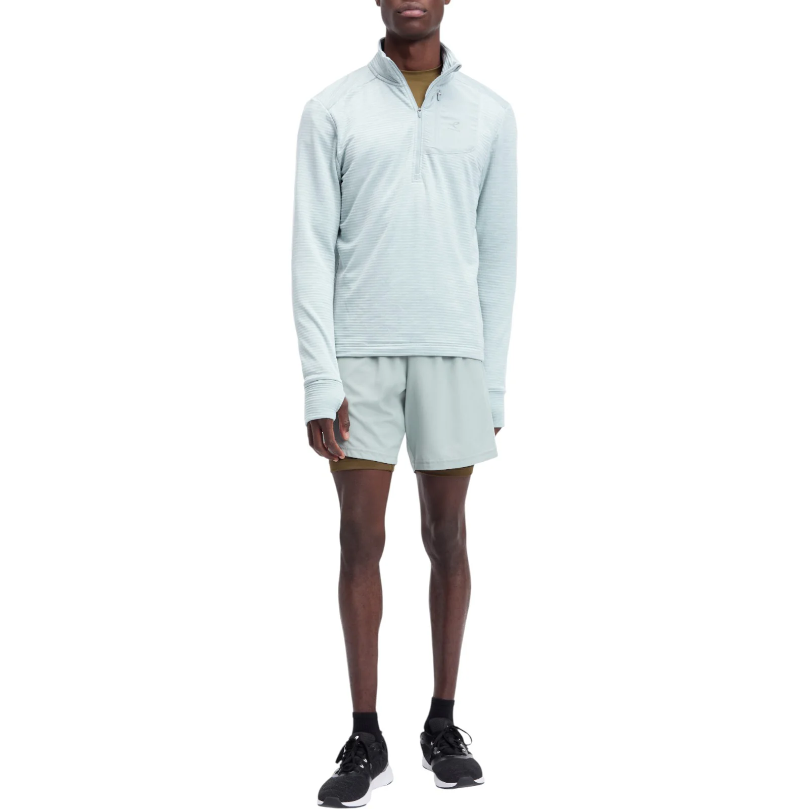 Energetics Willard Mens Midlayer Half Zip Long Sleeve Top - Image 6
