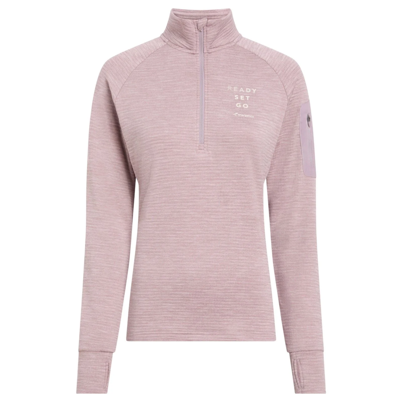 Energetics Wilona Womens Midlayer Half Zip Long Sleeve Fleece Top - Image 9
