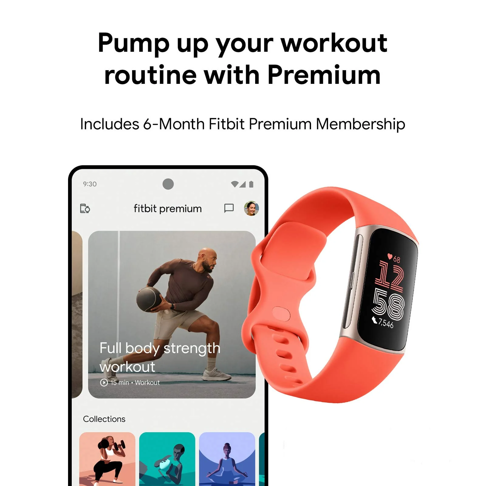 Fitbit Charge 6 Premium Fitness Tracker - Image 9