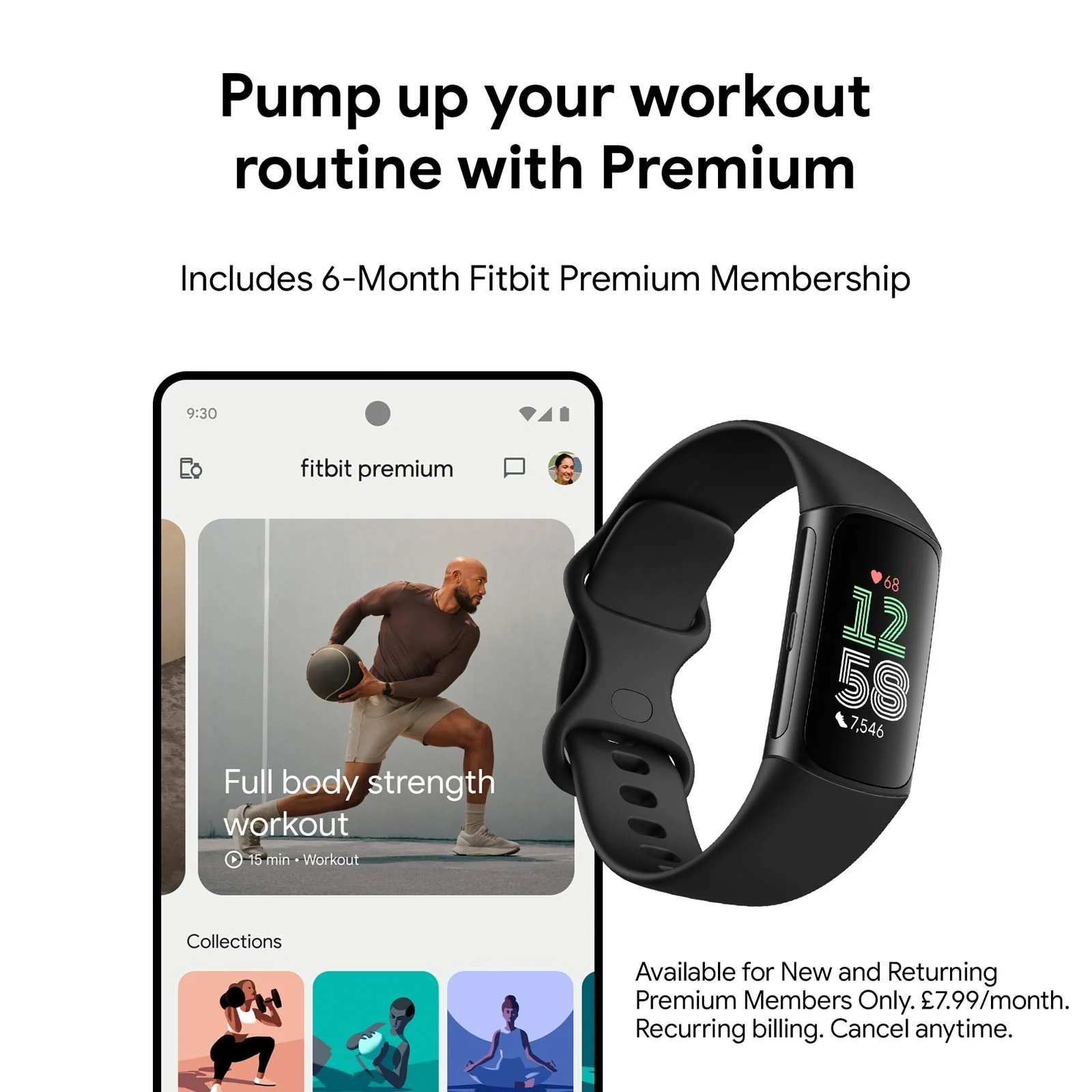 Fitbit Charge 6 Premium Fitness Tracker - Image 9