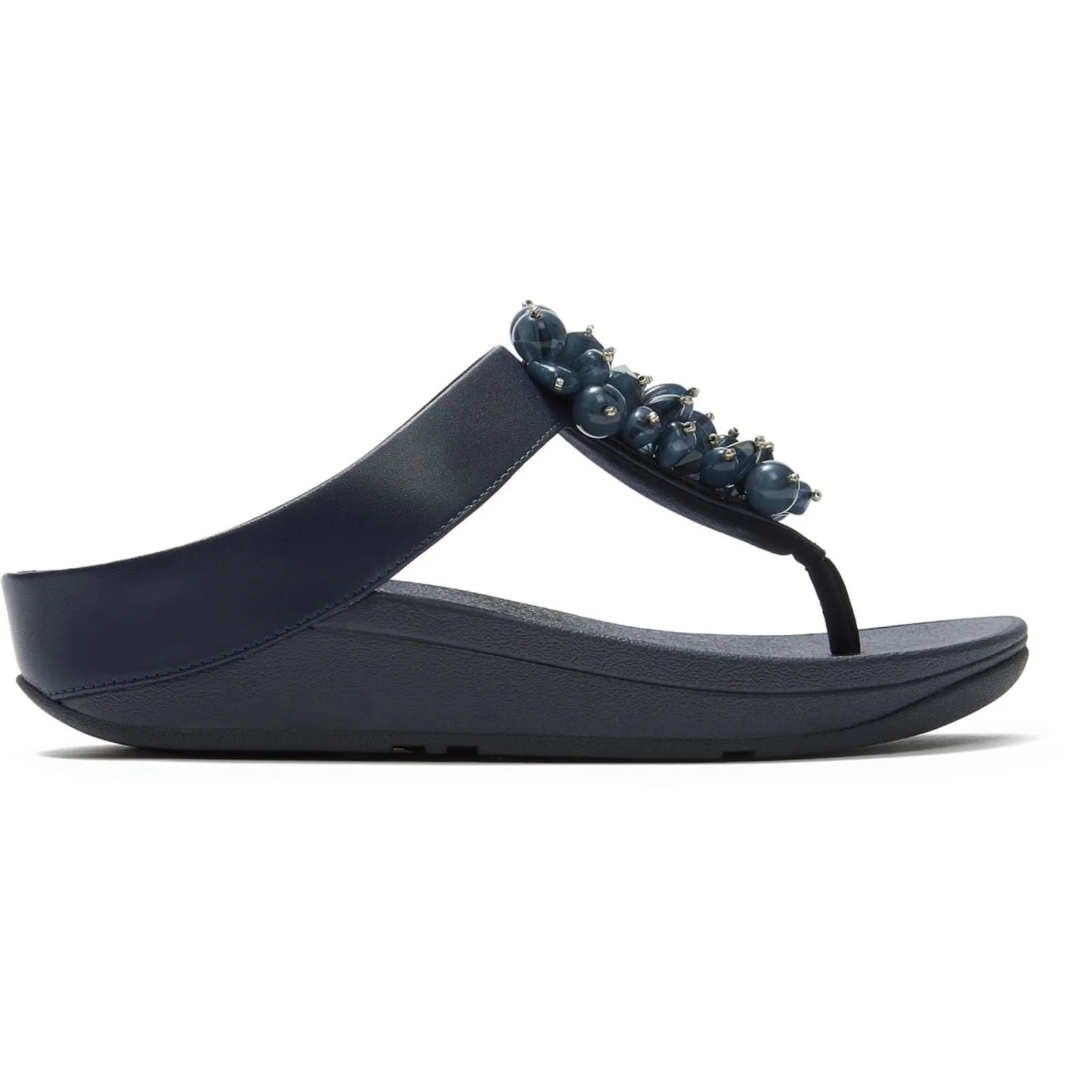 Fitflop Womens Fino Toe-Post Sandals Midnight Navy
