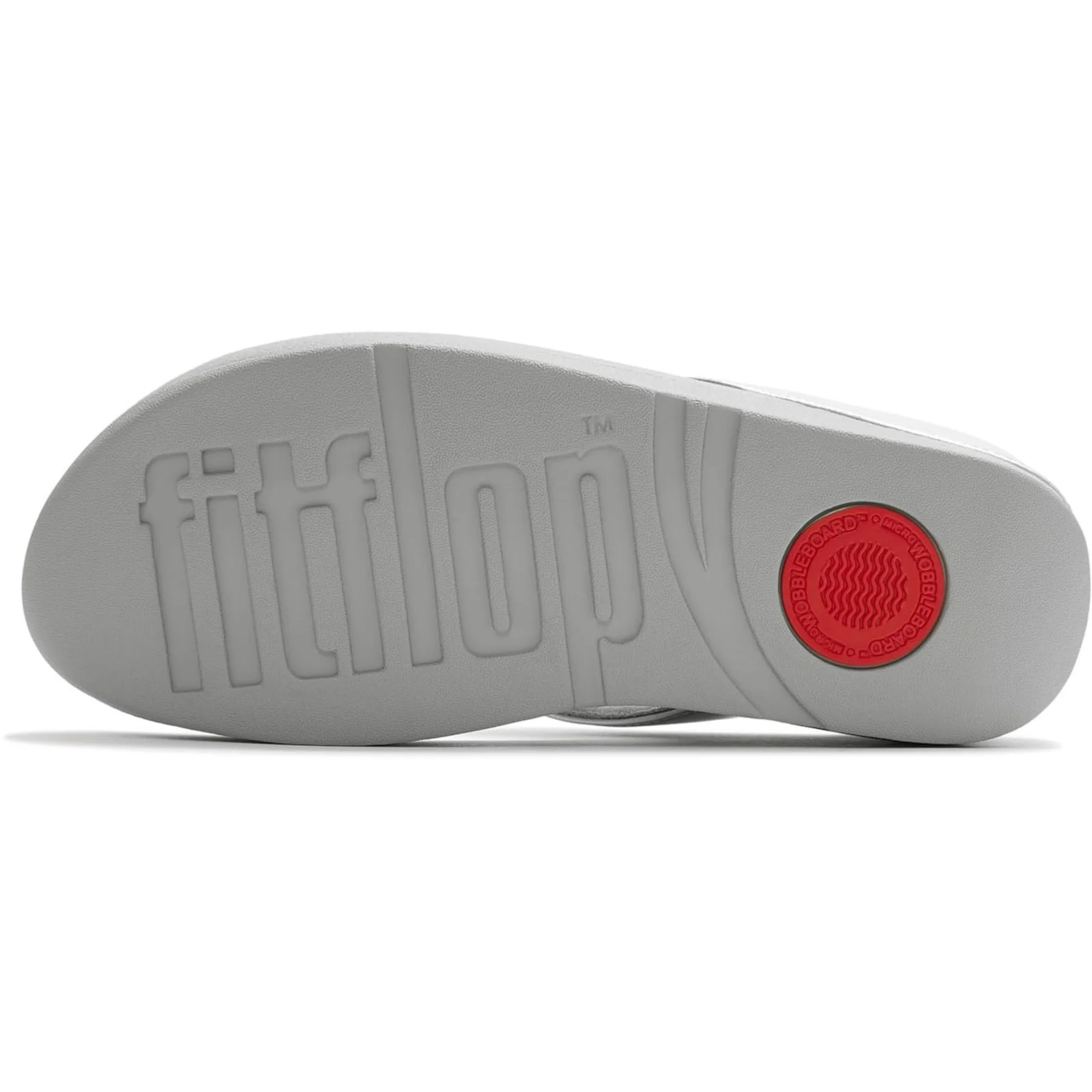 Fitflop Womens Fino Toe-Post Sandals Silver - Image 3
