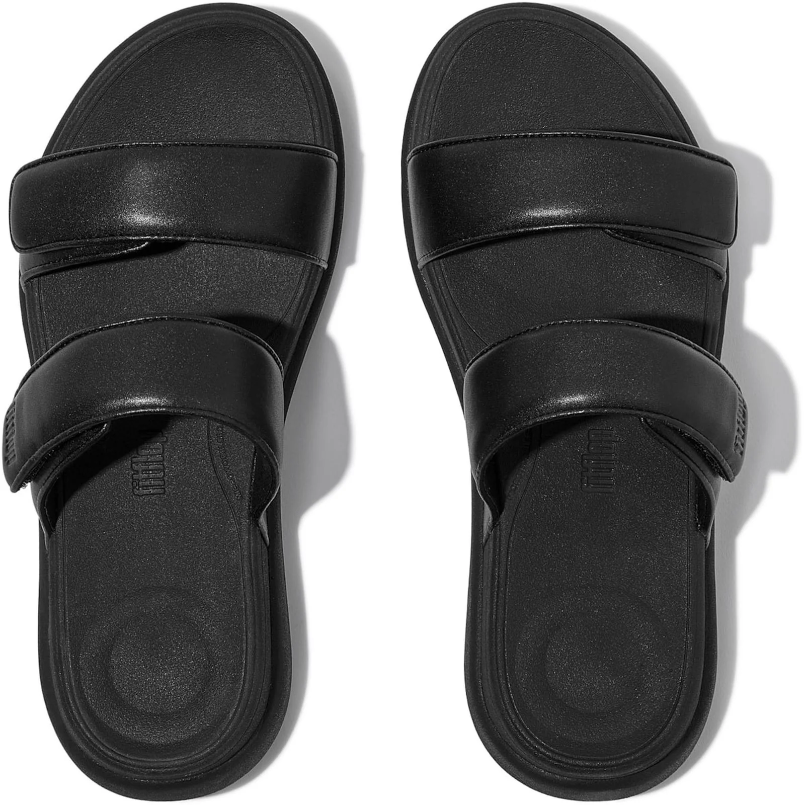 Fitflop Womens F-Mode Go Sandals All Black - Image 2