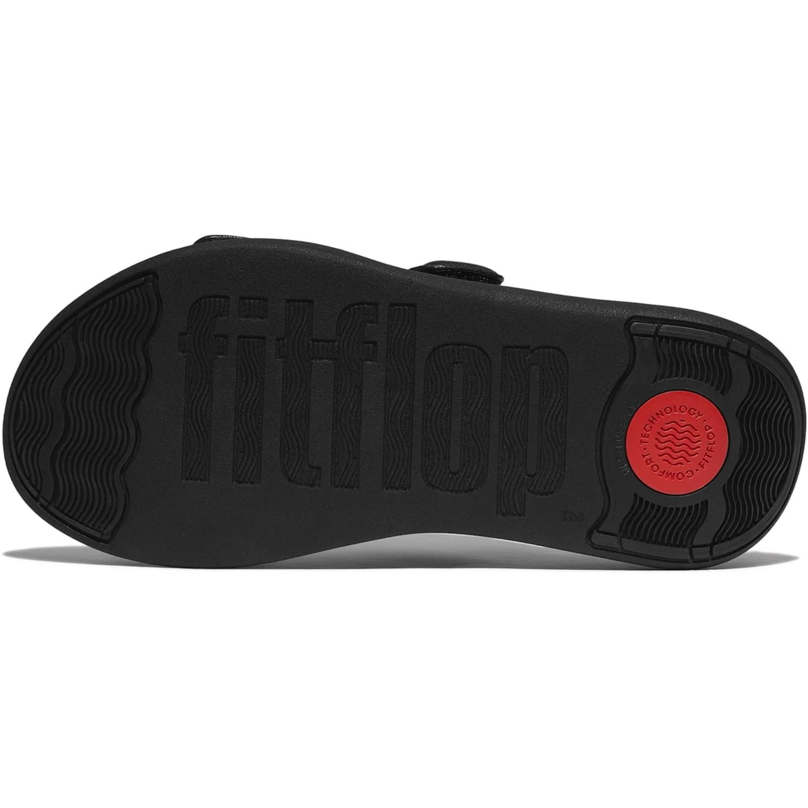 Fitflop Womens F-Mode Go Sandals All Black - Image 3
