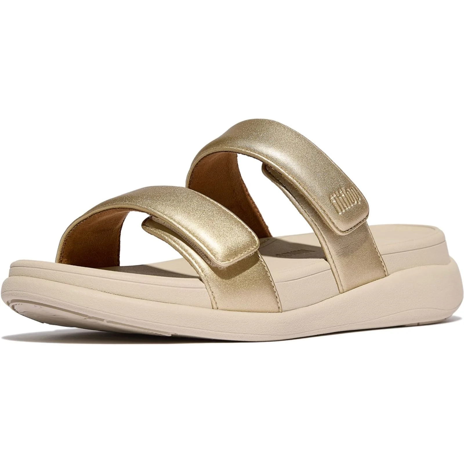 Fitflop Womens F-Mode Go Sandals Platino - Image 5