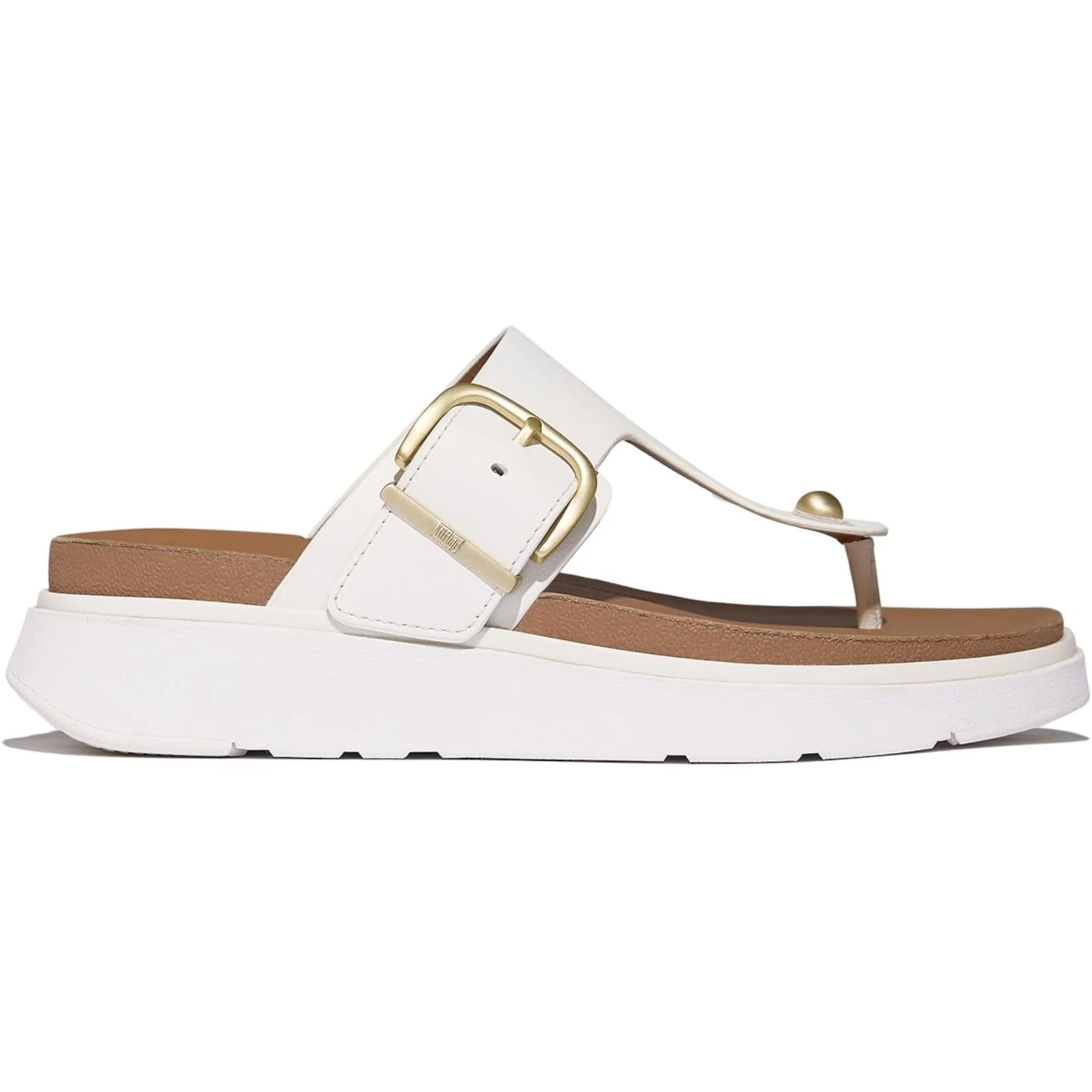 Fitflop Womens Gen-FF Toe-Post Sandals Urban White