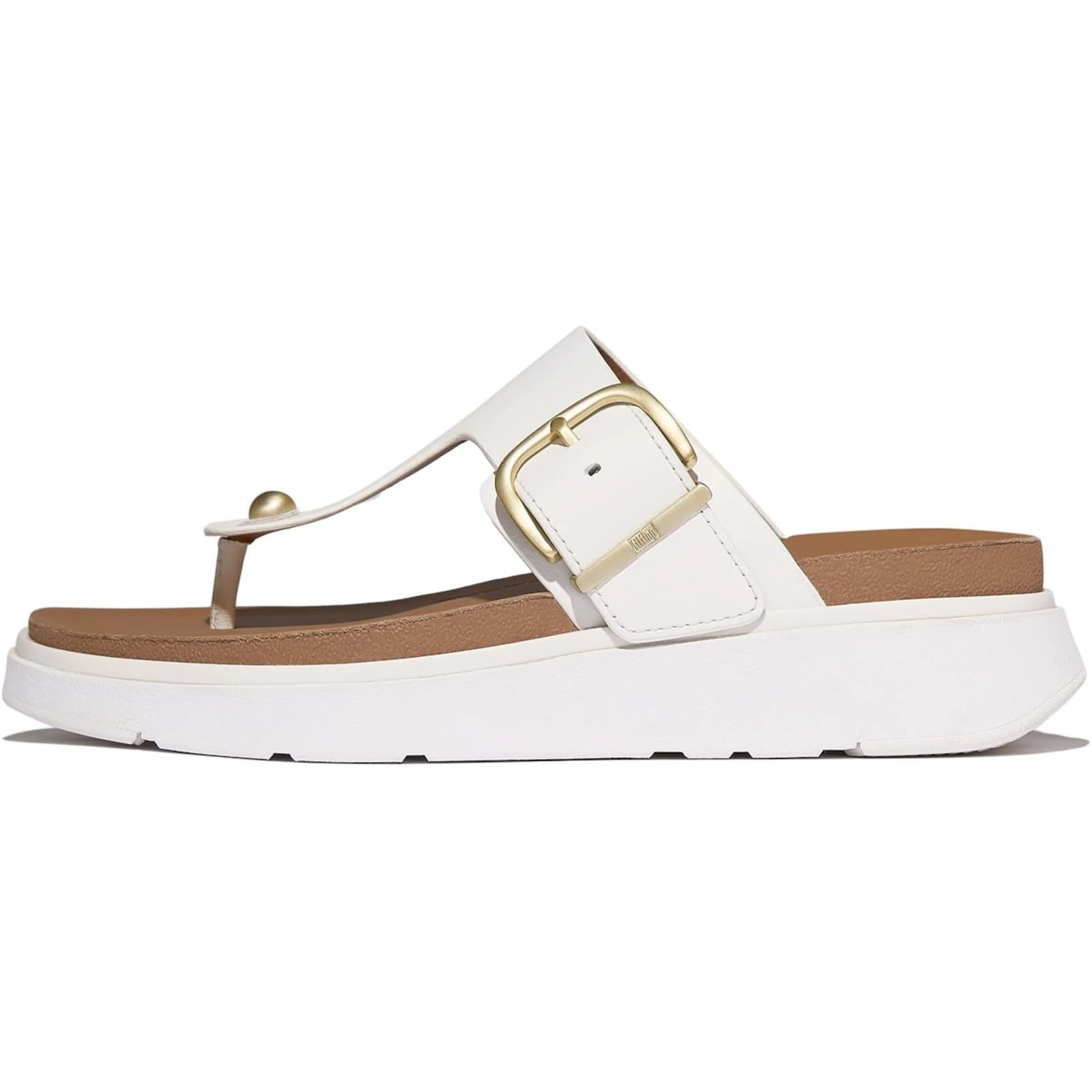 Fitflop Womens Gen-FF Toe-Post Sandals Urban White - Image 2