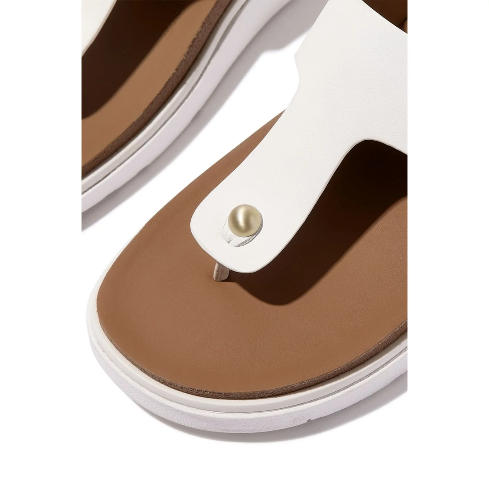 Fitflop Womens Gen-FF Toe-Post Sandals Urban White - Image 5