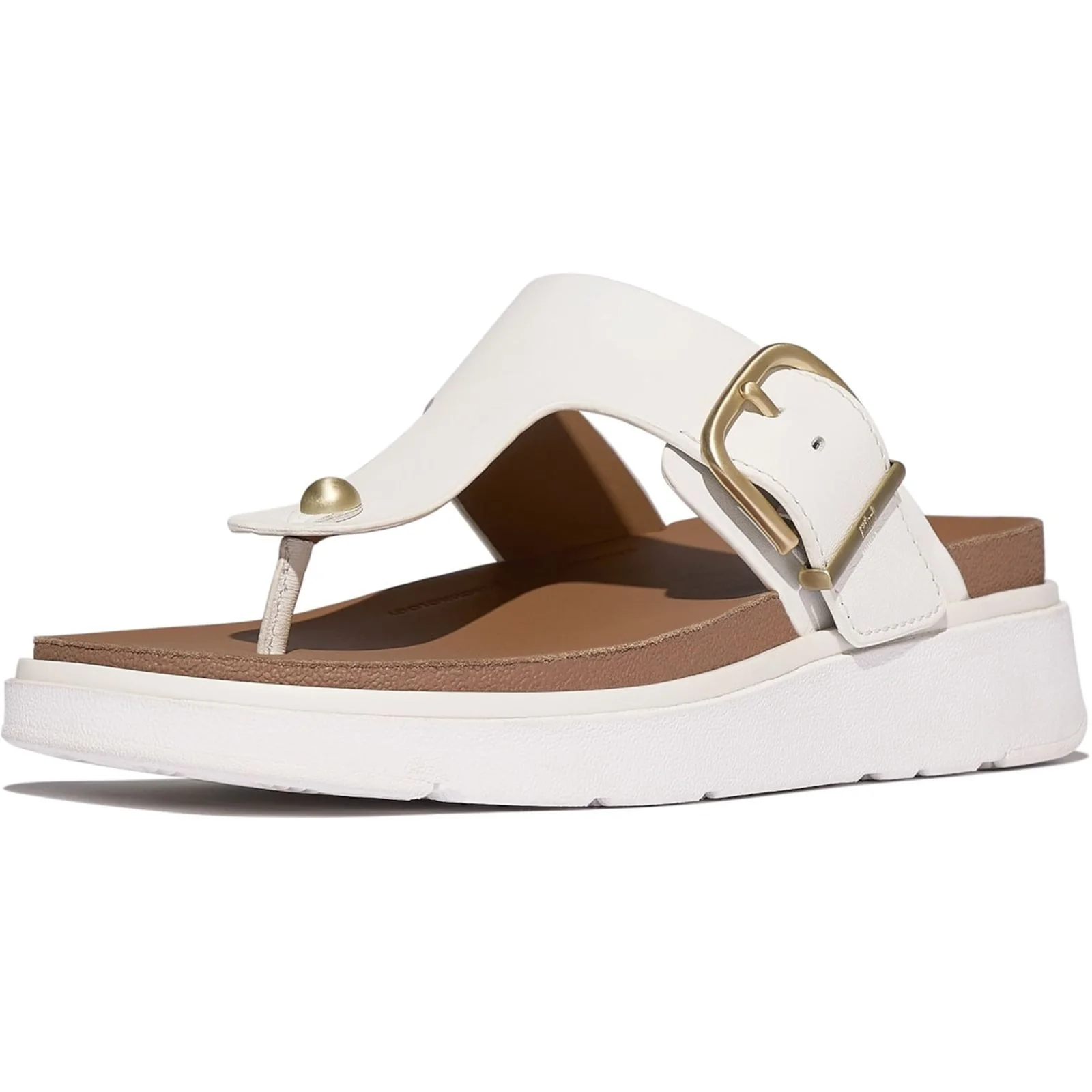 Fitflop Womens Gen-FF Toe-Post Sandals Urban White - Image 6