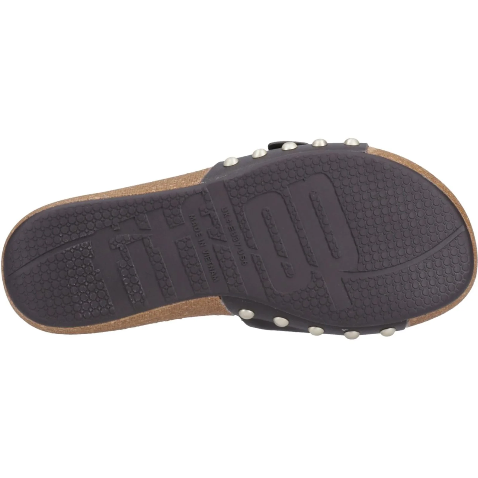 Fitflop Womens iQushion Adjustable Buckle Slides Chocolate Brown - Image 3