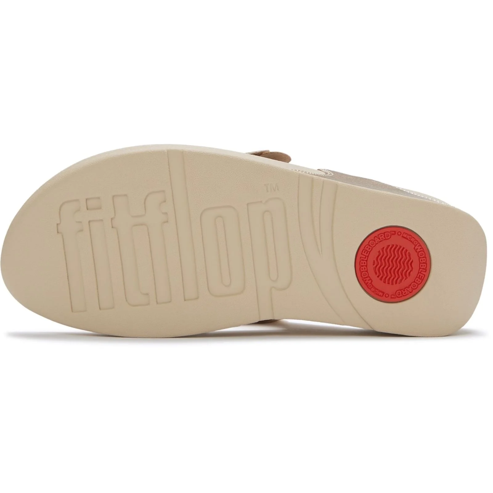 Fitflop Womens Lulu Flower Toe-Post Sandals Platino - Image 3