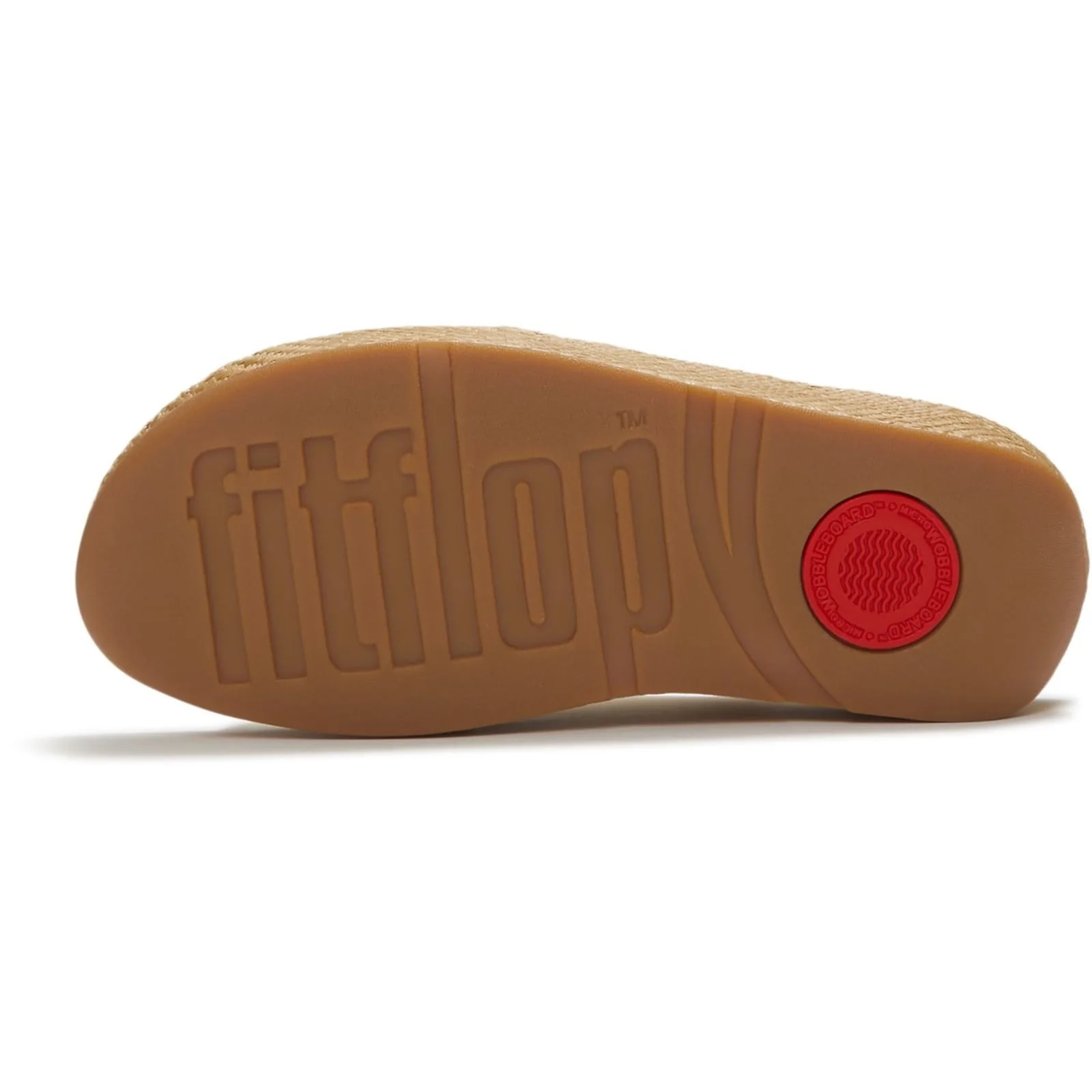 Fitflop Womens Lulu Lux Graphic-Weave Slides Cappuccino - Image 3
