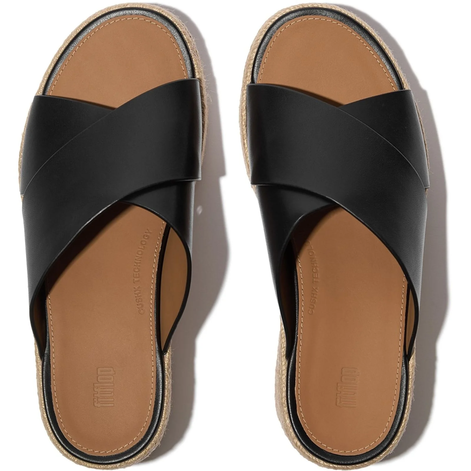 Fitflop Womens Platfforms Espadrille Black - Image 2