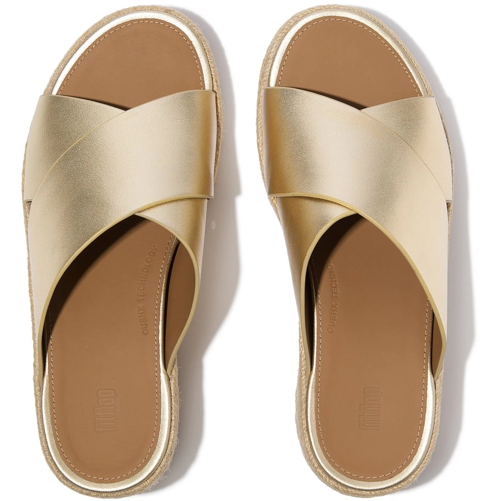 Fitflop Womens Platfforms Espadrille Platino - Image 2