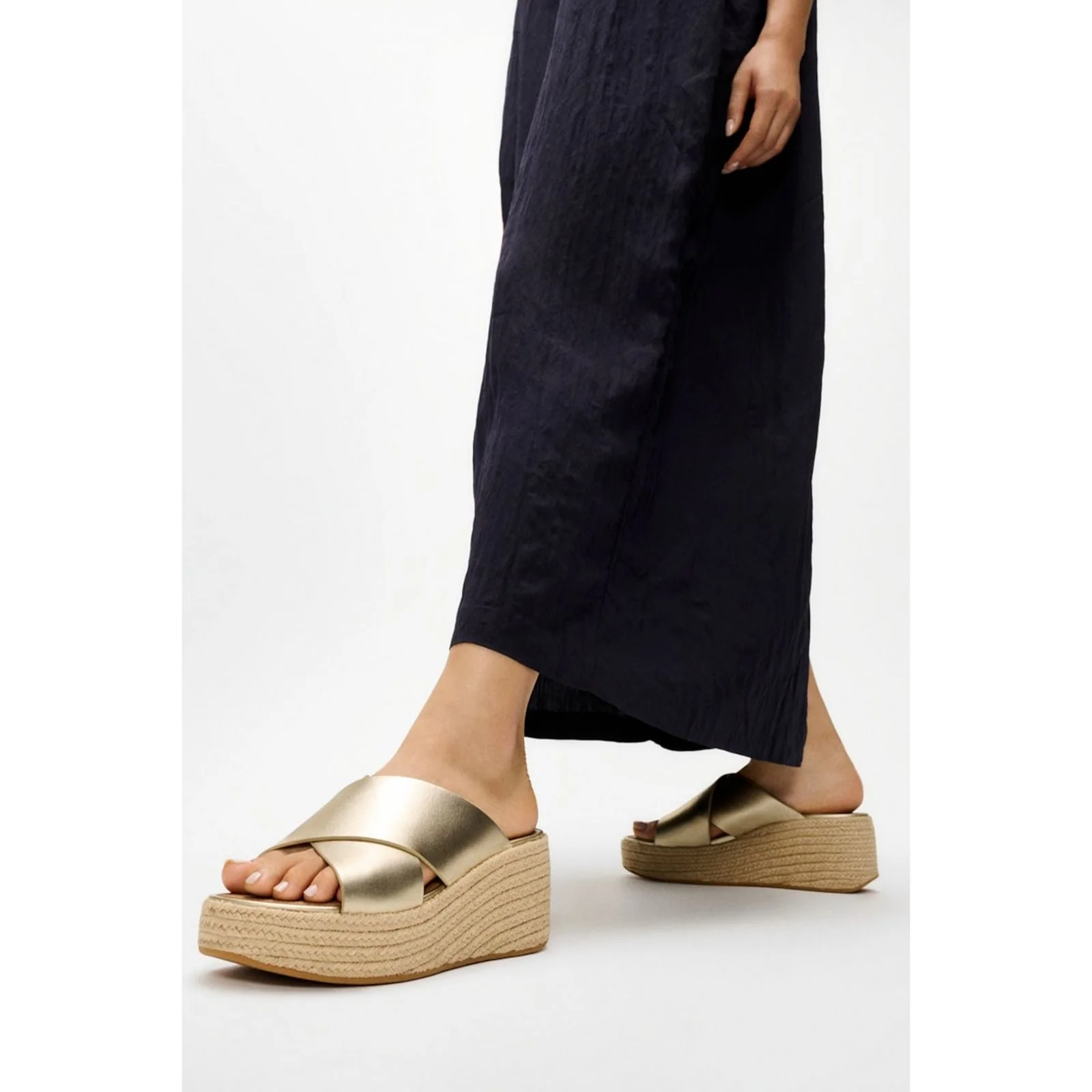 Fitflop Womens Platfforms Espadrille Platino - Image 6