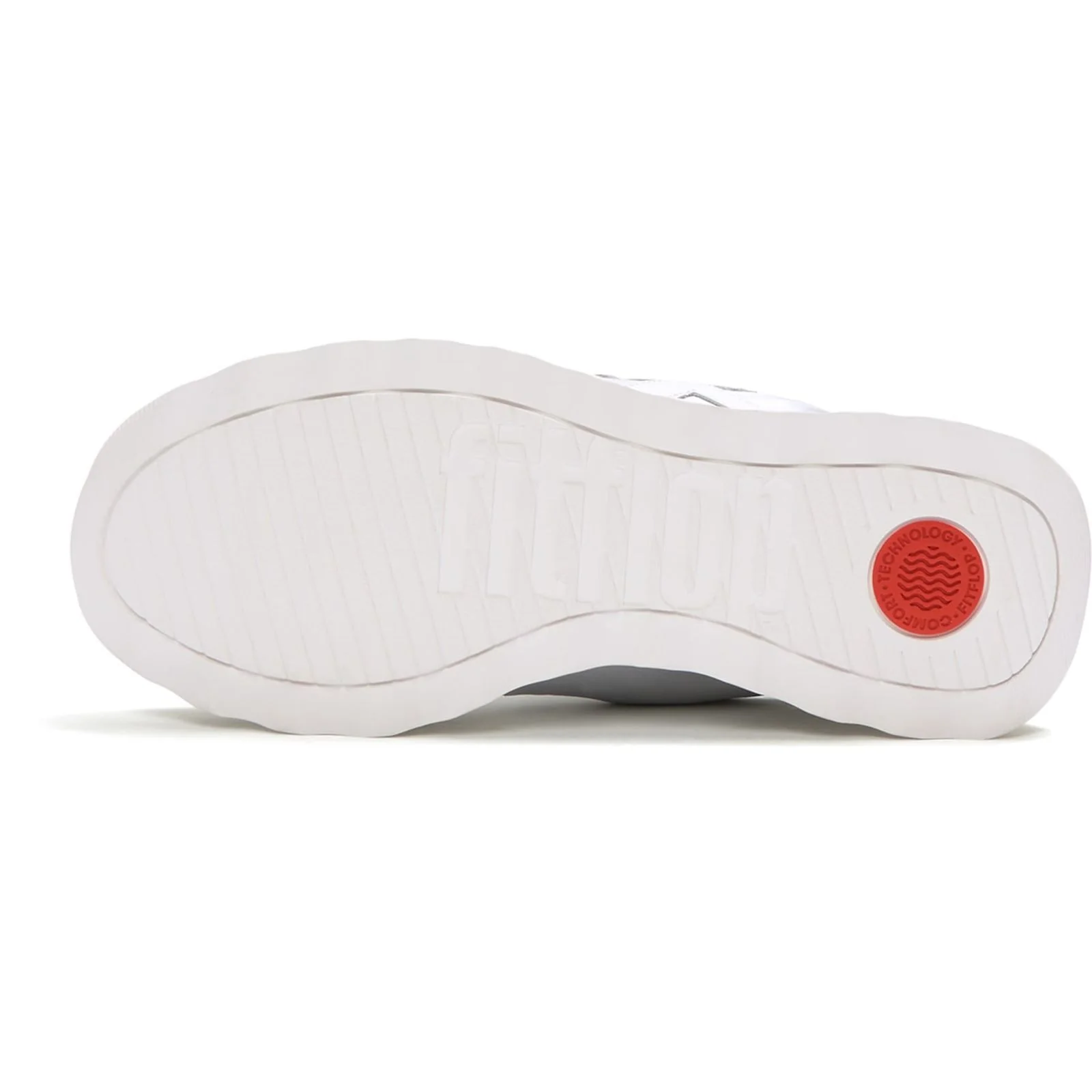 Fitflop Womens Retro-Q FF Sneaker Silver/Urban White - Image 3