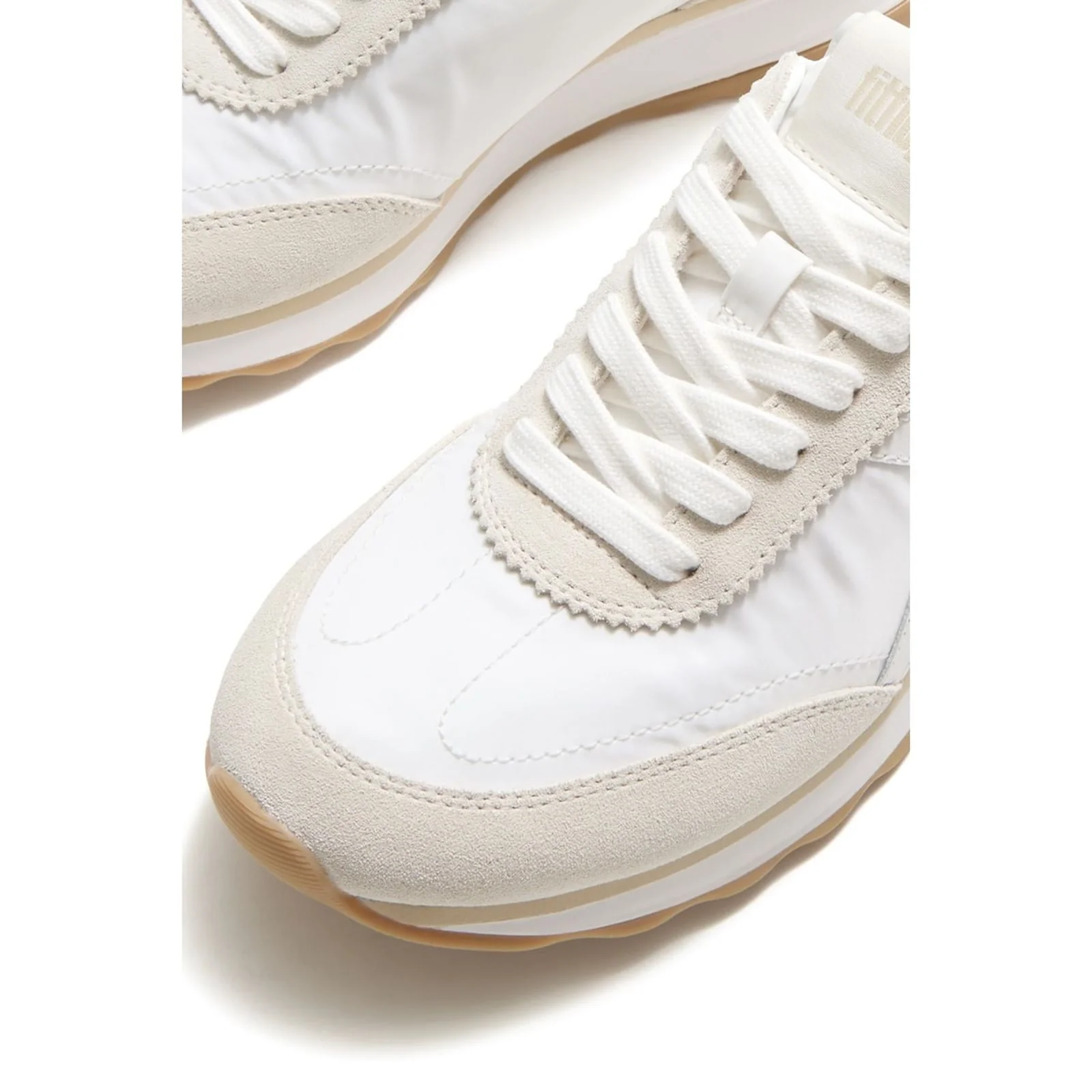Fitflop Womens Retro-Q FF Sneakers Urban White Mix - Image 4