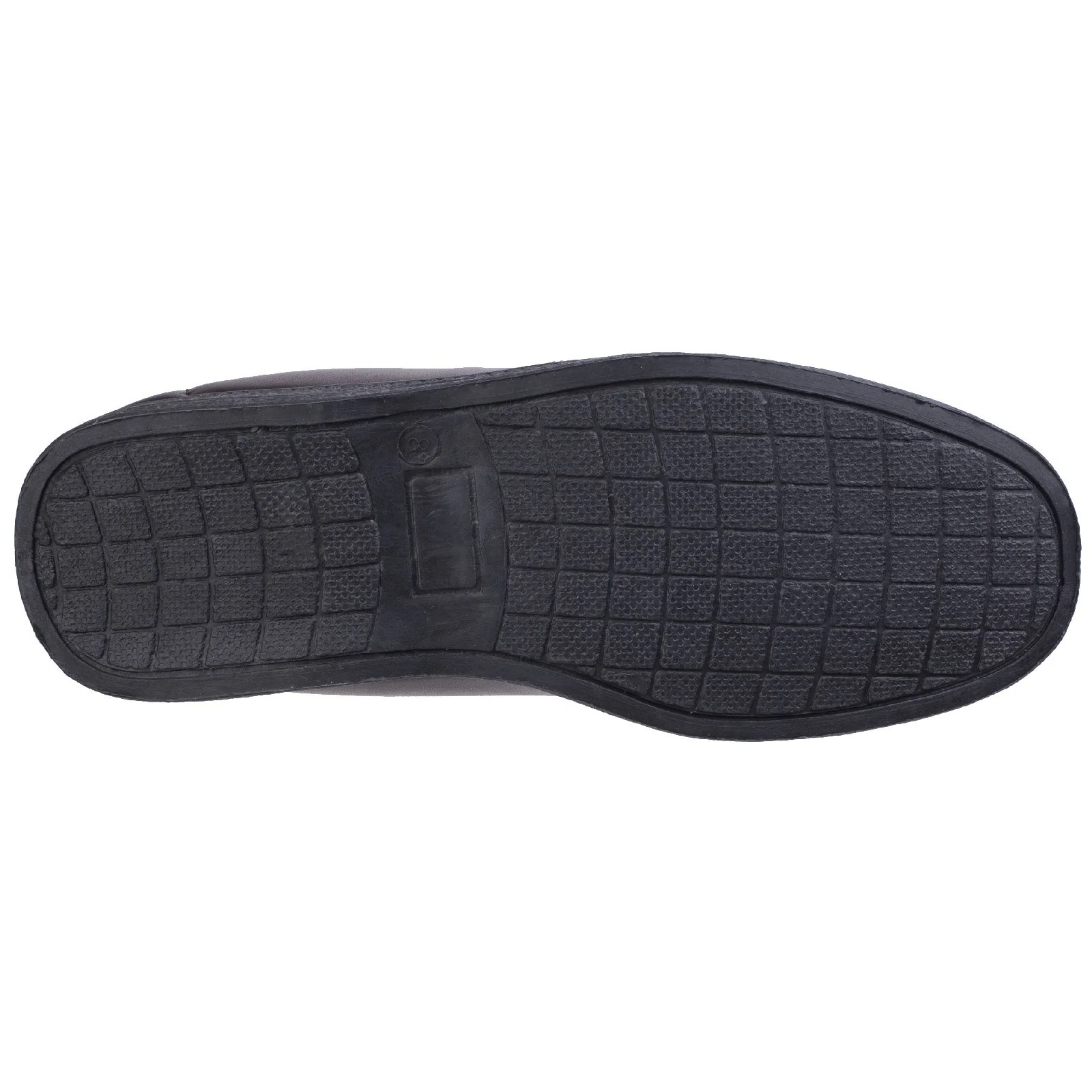 Fleet & Foster Mens Visa Twin Gusset Slipper Brown - Image 2