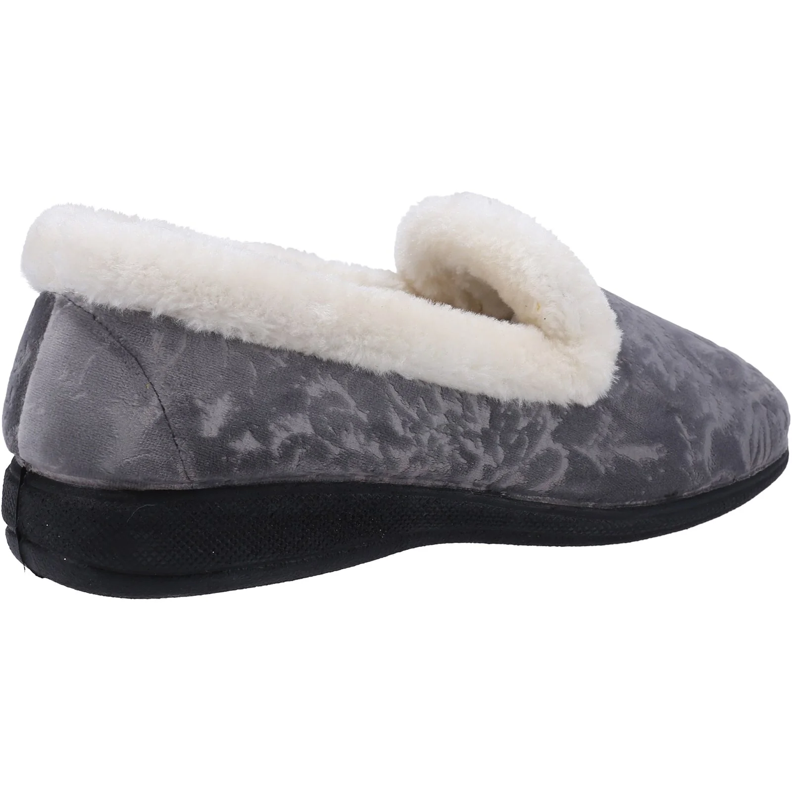 Fleet & Foster Womens Adelaide Memory Foam Slipper Grey - Image 3