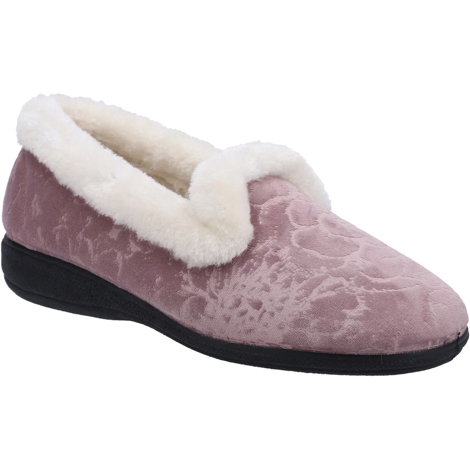 Fleet & Foster Womens Adelaide Memory Foam Slipper Pink - Image 4