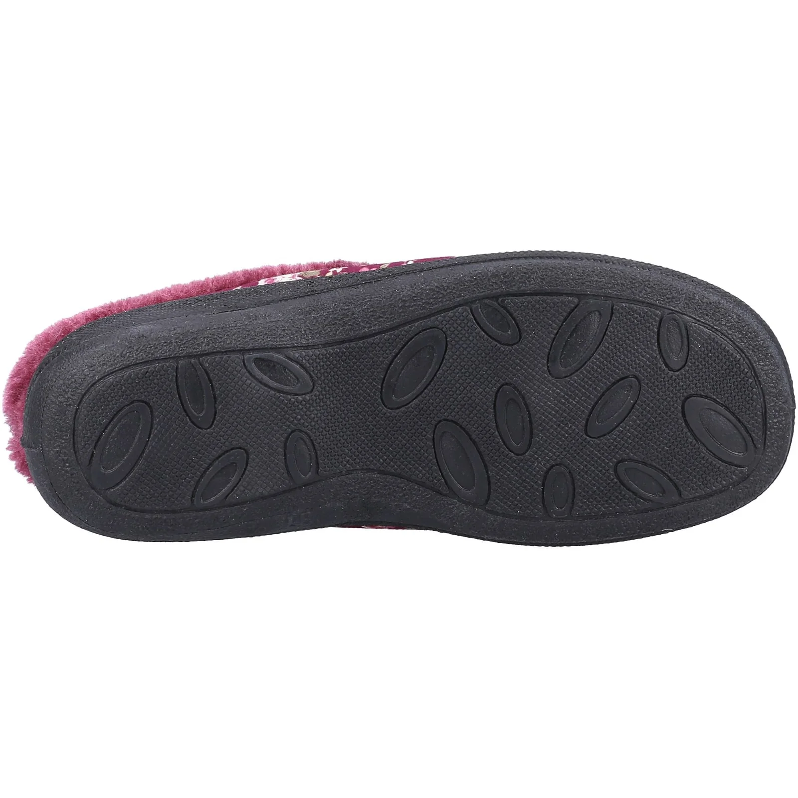 Fleet & Foster Womens Buzzard Mule Slipper Burgundy - Image 2