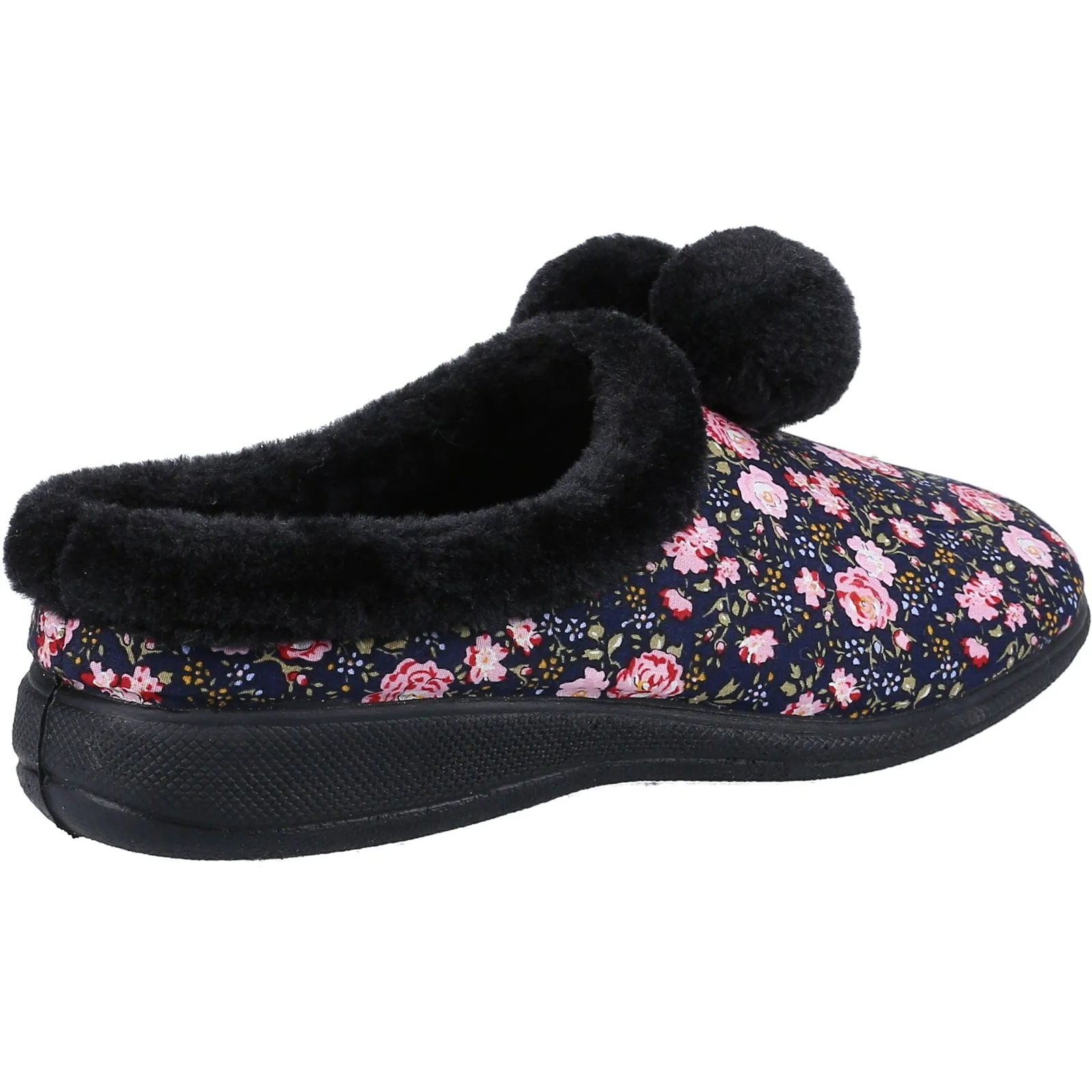 Fleet & Foster Womens Buzzard Mule Slipper Navy - Image 3