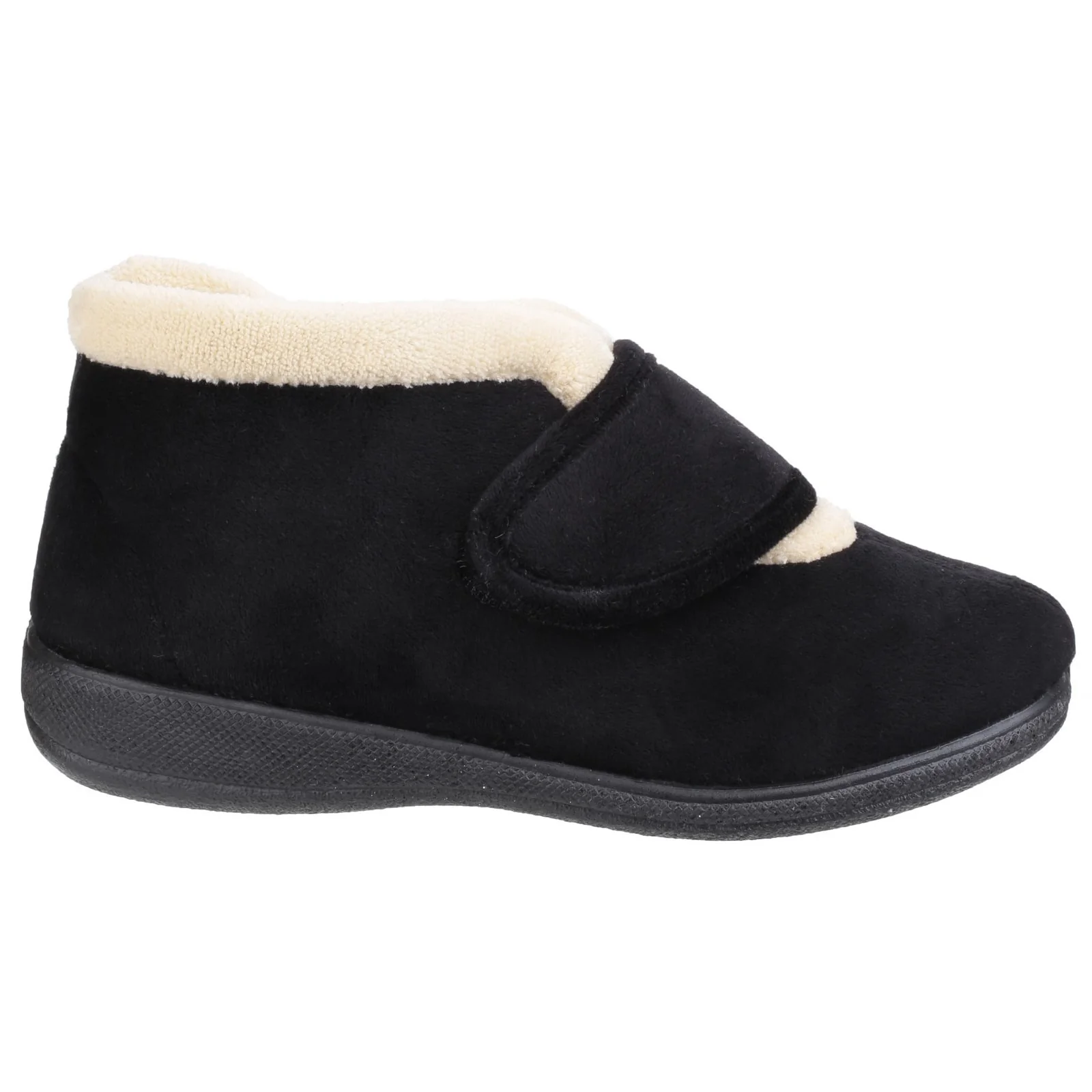 Fleet & Foster Womens Levitt Bootie Slipper Black