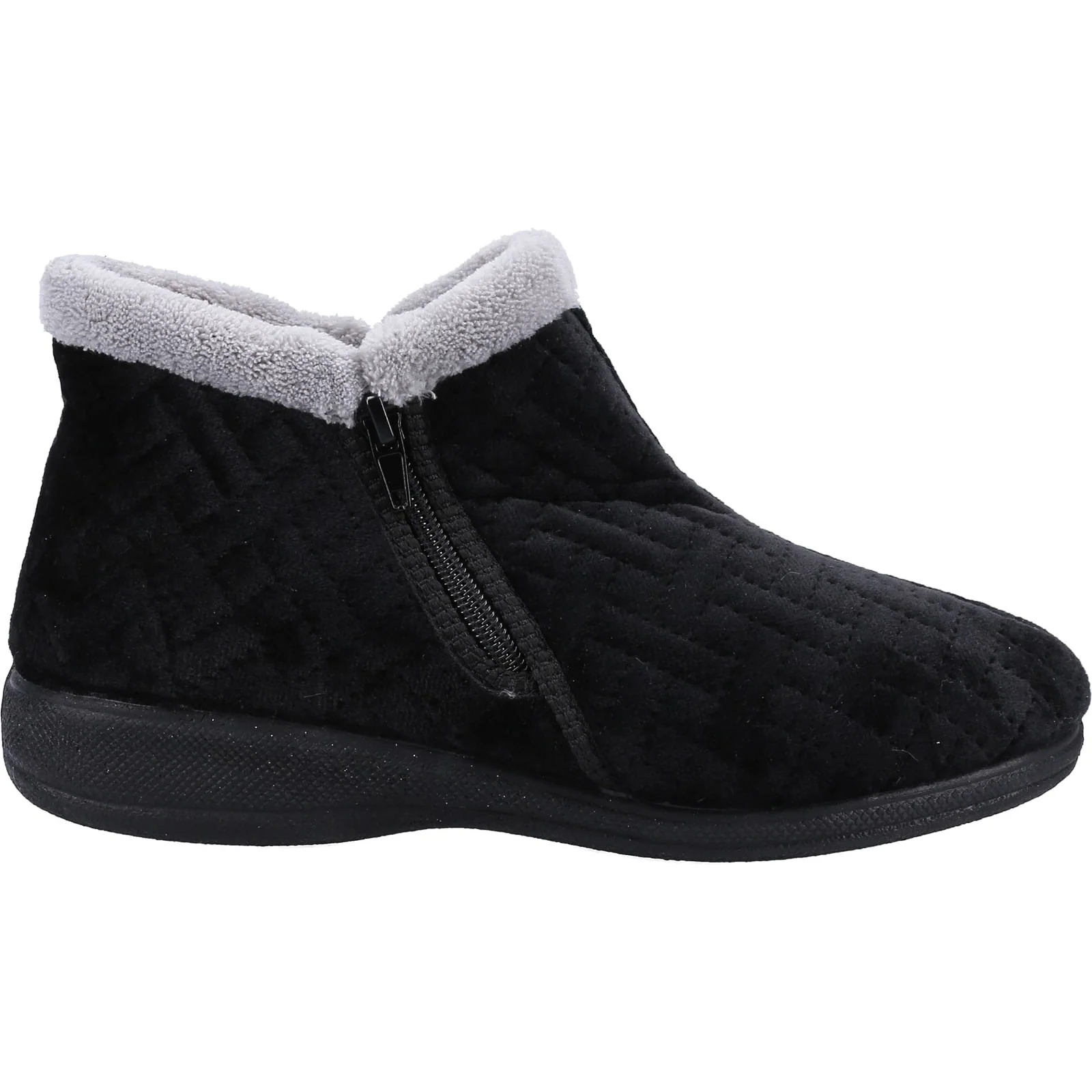 Fleet & Foster Womens Perendale Slippers Black