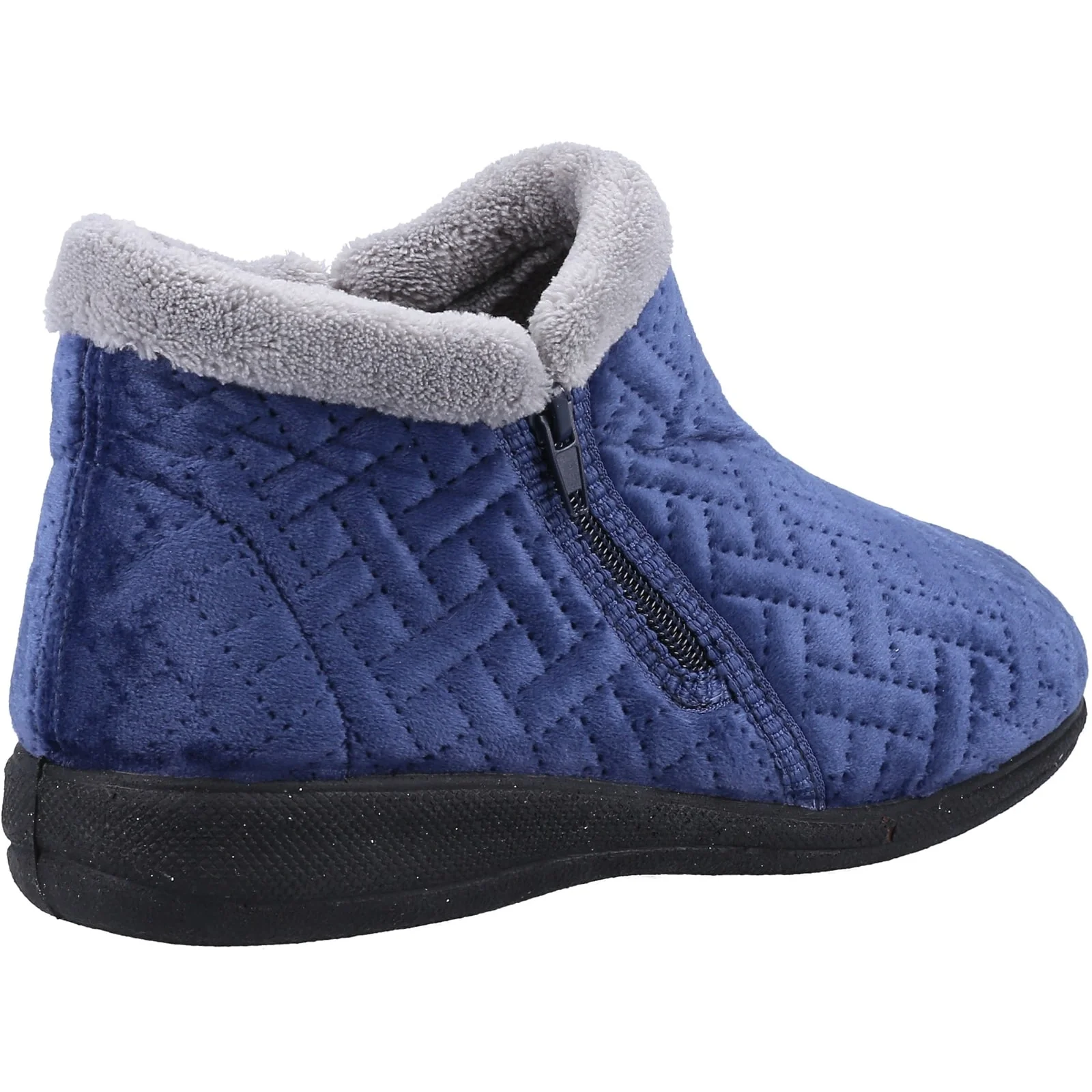Fleet & Foster Womens Perendale Slippers Navy - Image 3
