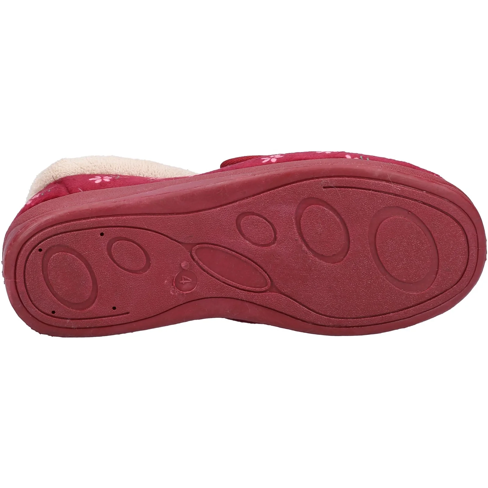 Fleet & Foster Womens Tunnis Slippers Berry - Image 2