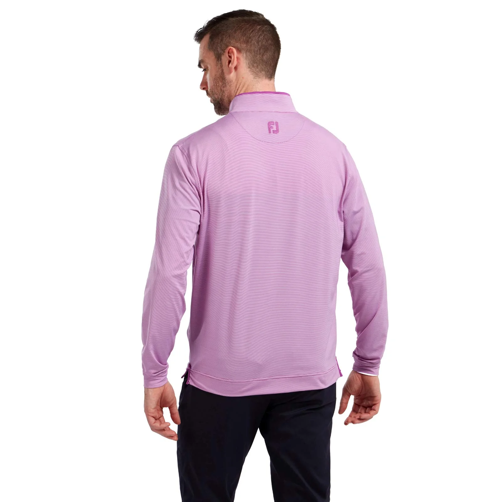 Footjoy Half Zip Long Sleeved Mens Top - Image 2