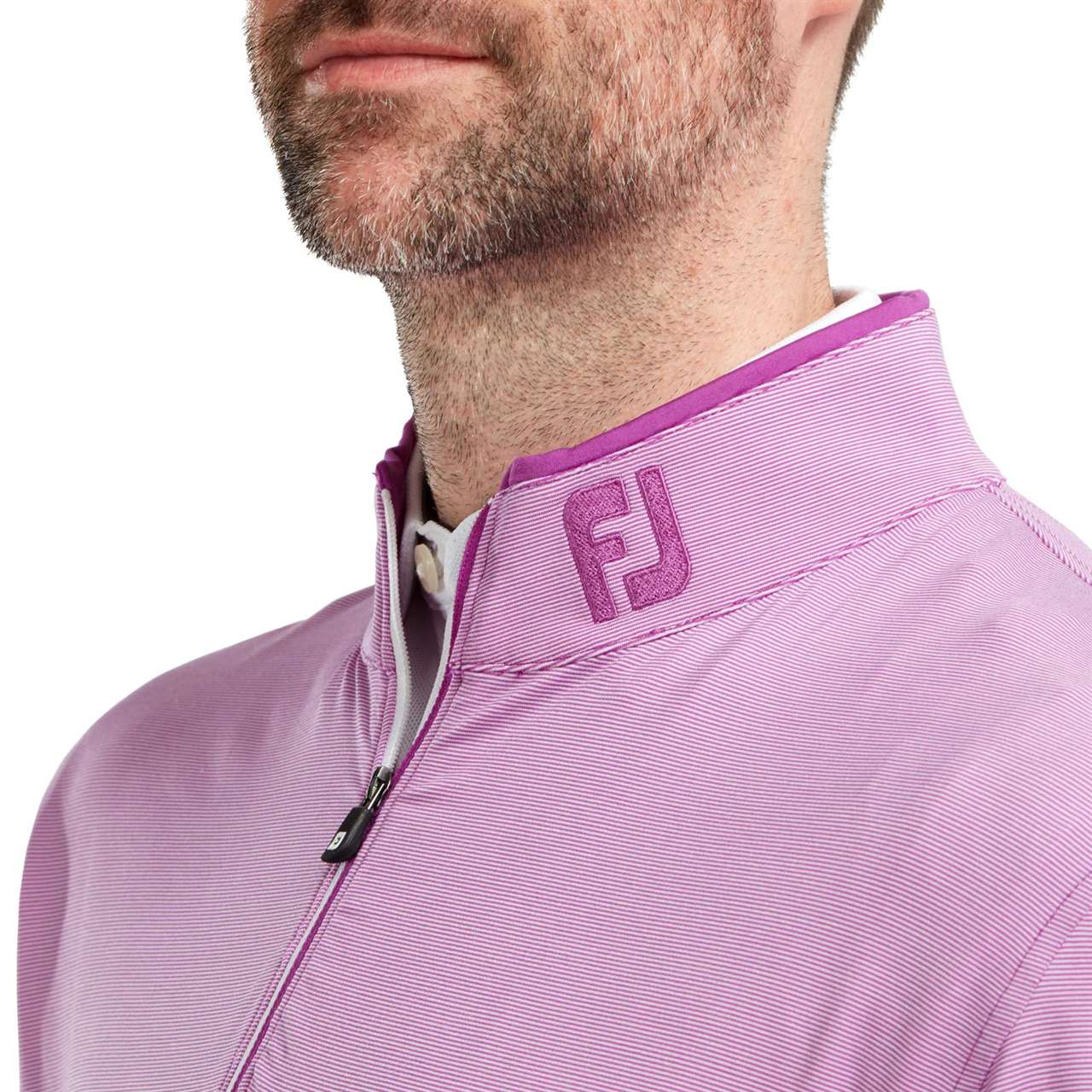 Footjoy Half Zip Long Sleeved Mens Top - Image 3