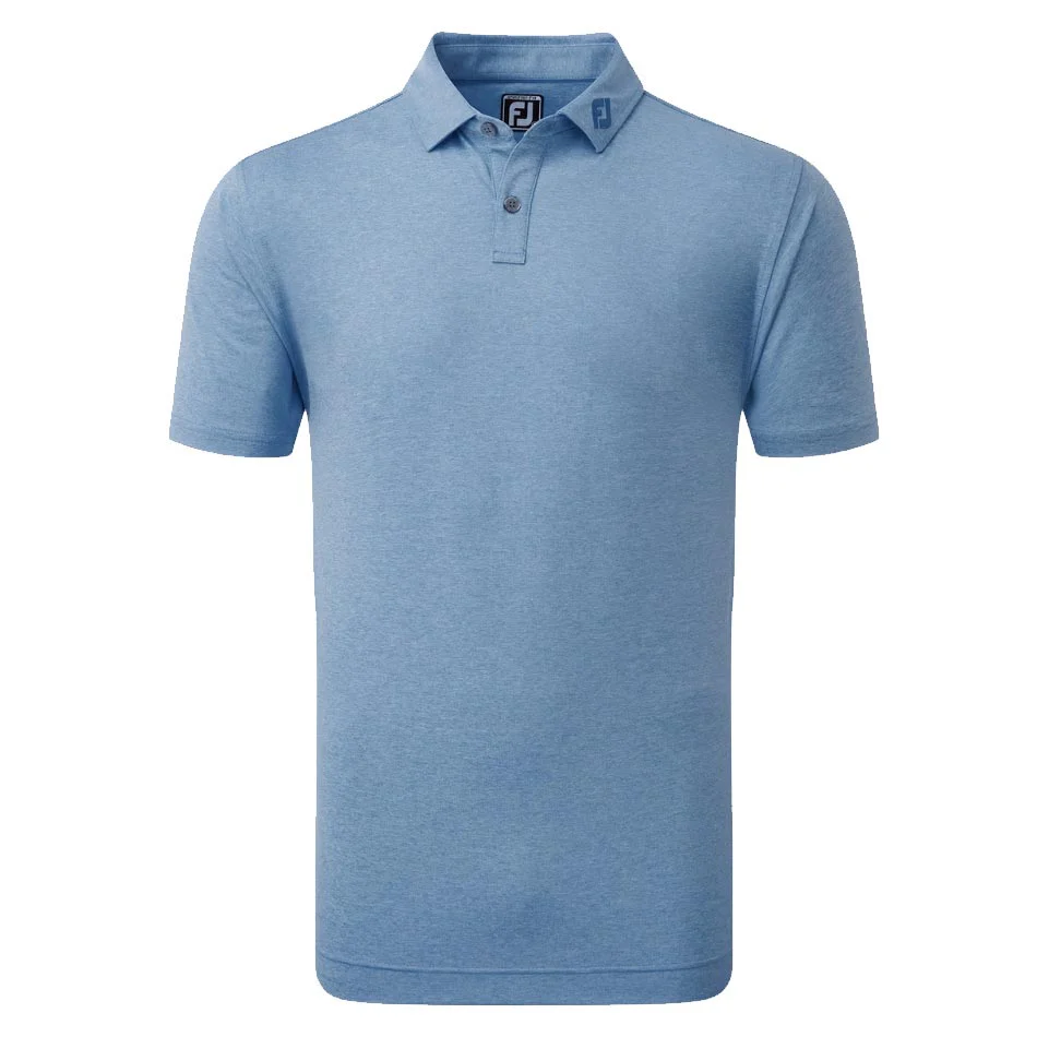 FootJoy Heather Self Collar Mens Golf Performance Shirt - Image 3