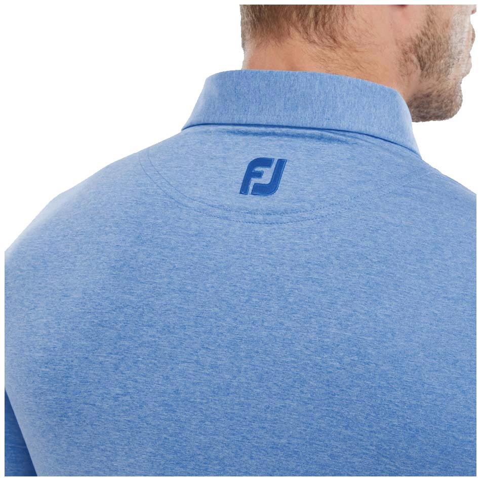 FootJoy Heather Self Collar Mens Golf Performance Shirt - Image 4