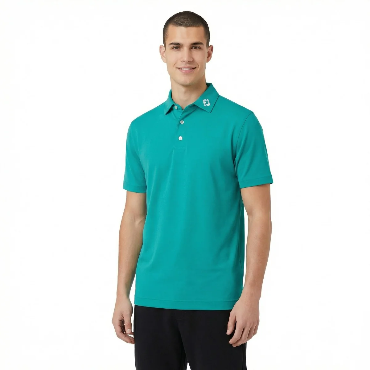 FootJoy Stretch Pique Golf Mens Short-Sleeve Polo Shirt