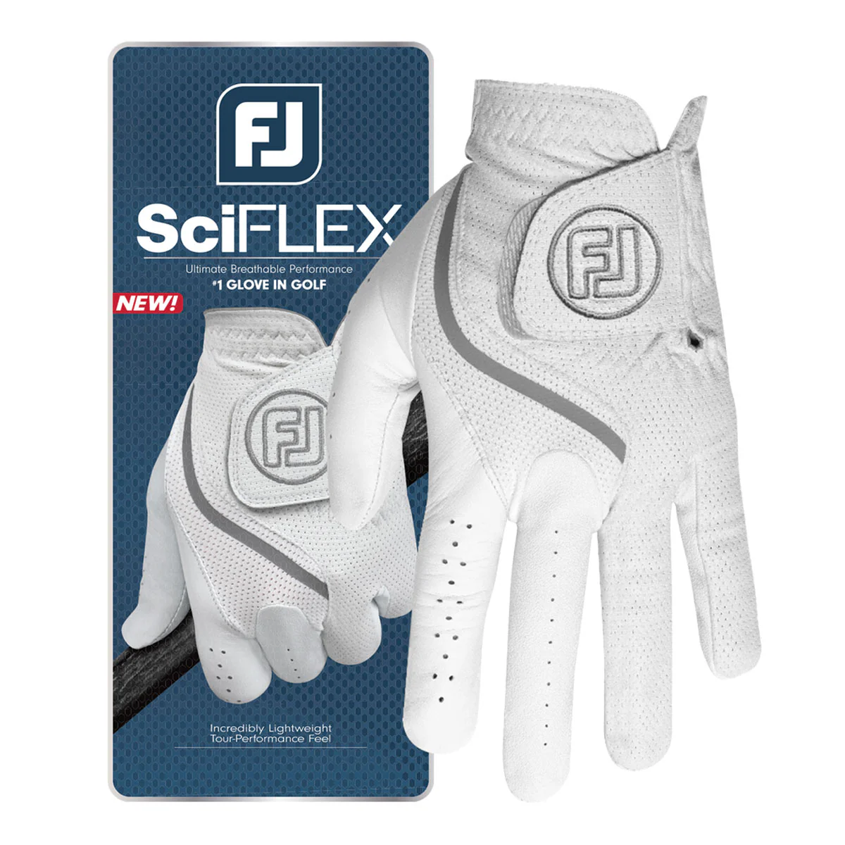 Footjoy Sci Flex Glove Mens Left Hand Glove - White - Image 2